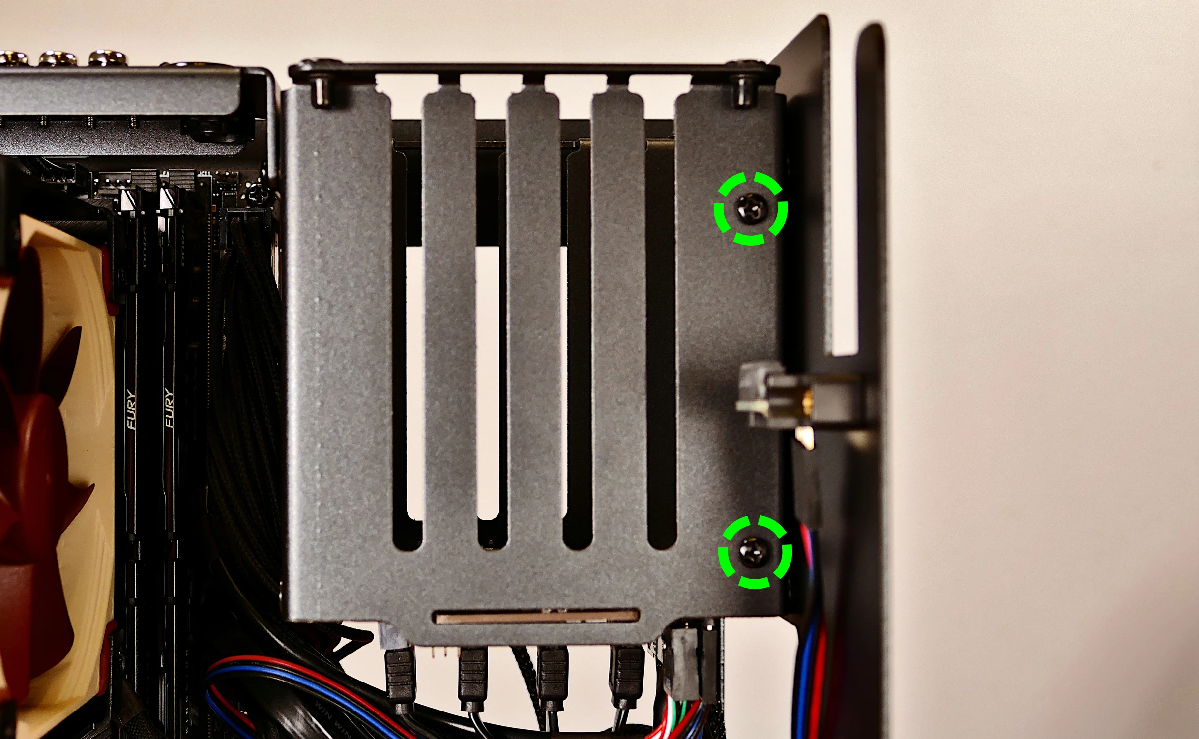 Thelio-IO drive cage screws