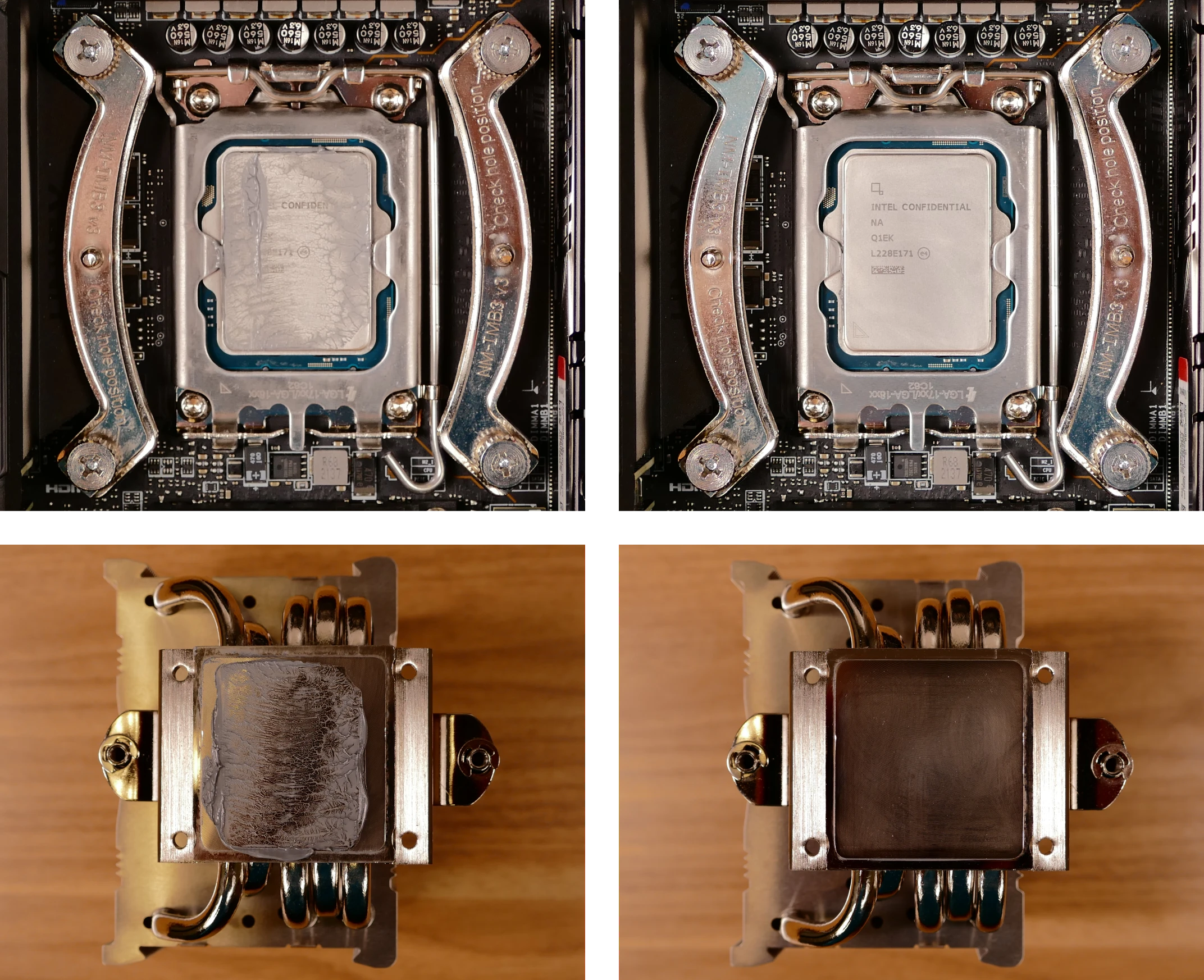 Thermal paste removal