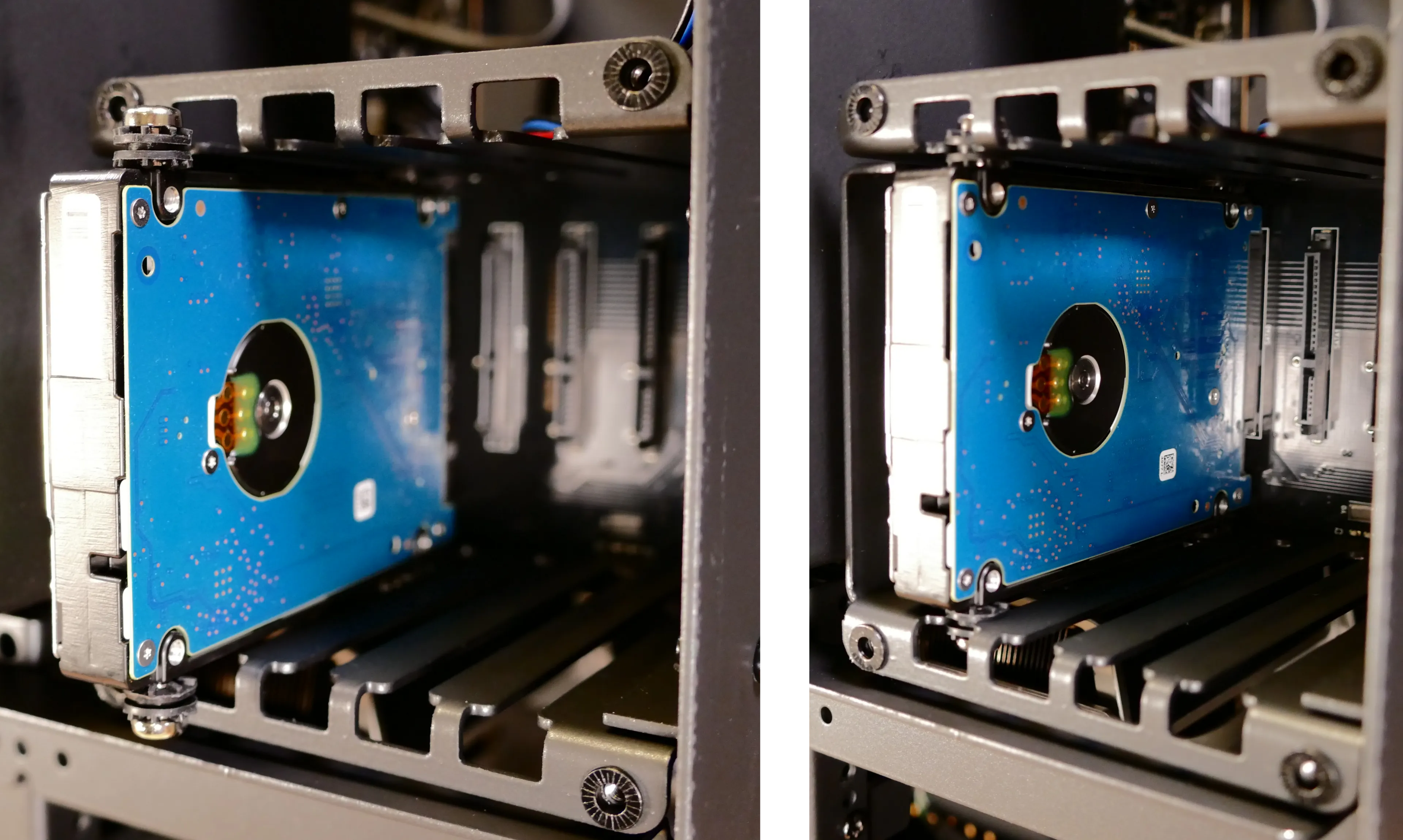 2.5“ drive installation