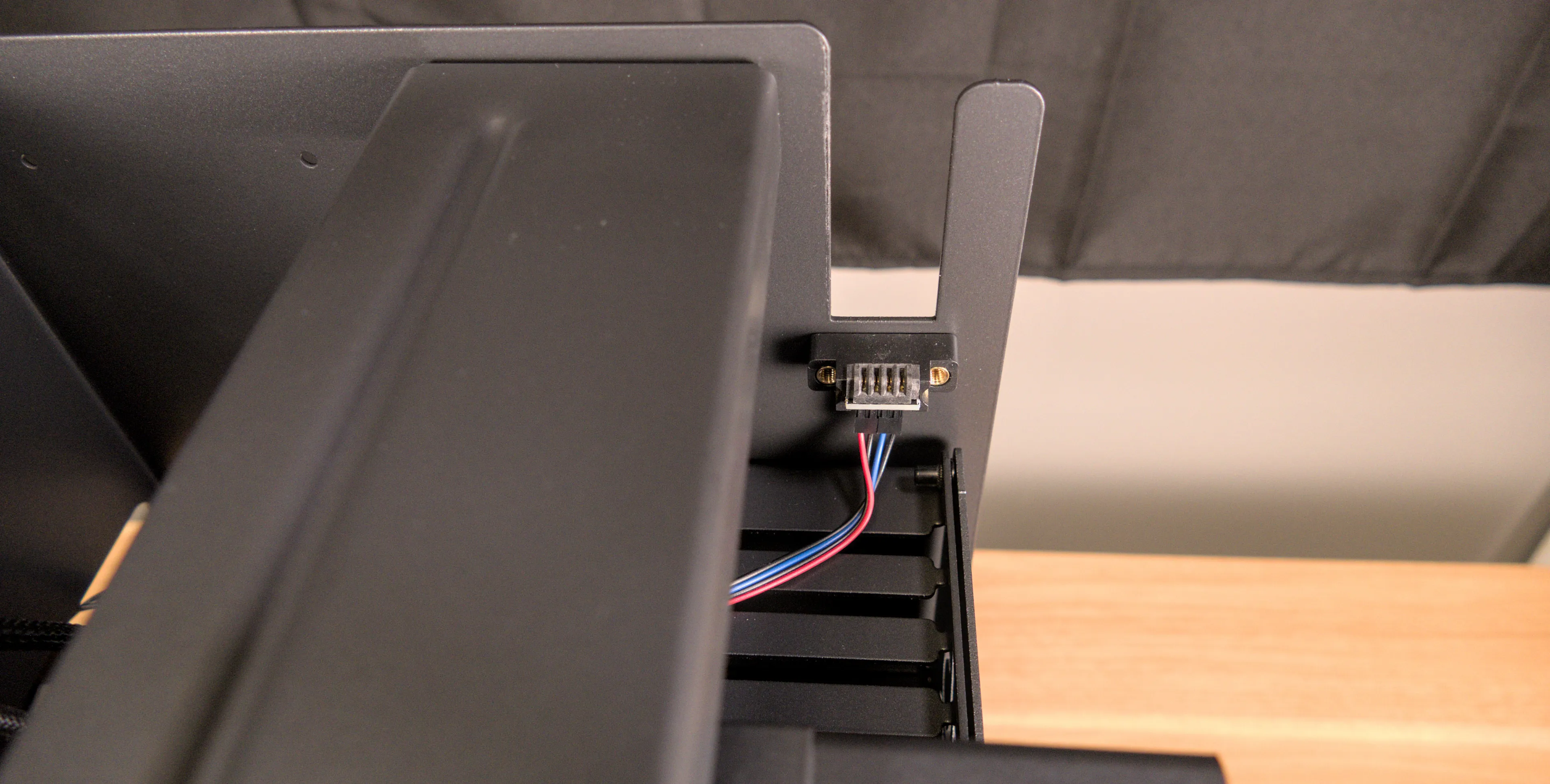 Power button receptacle