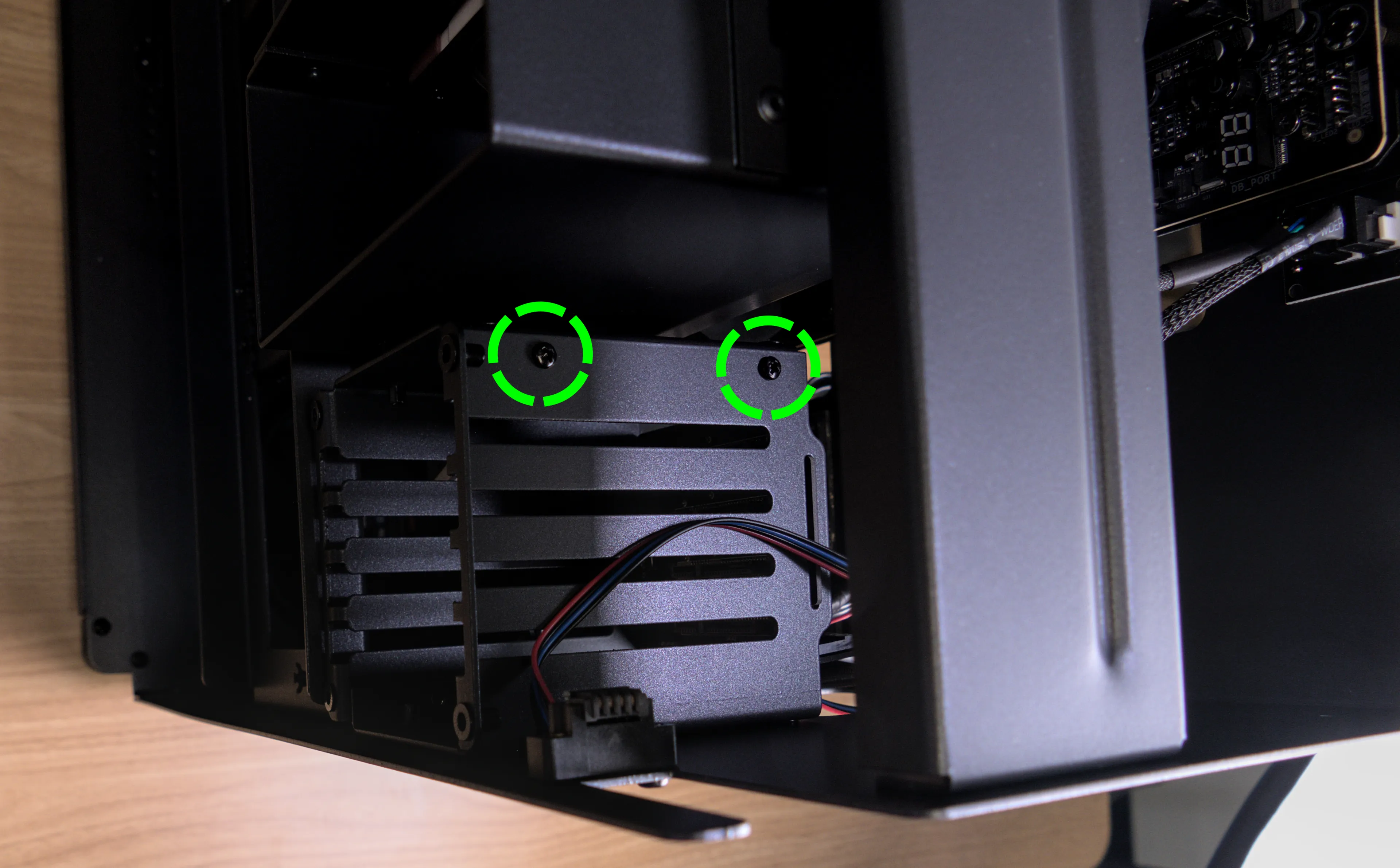 Thelio-IO drive cage screws