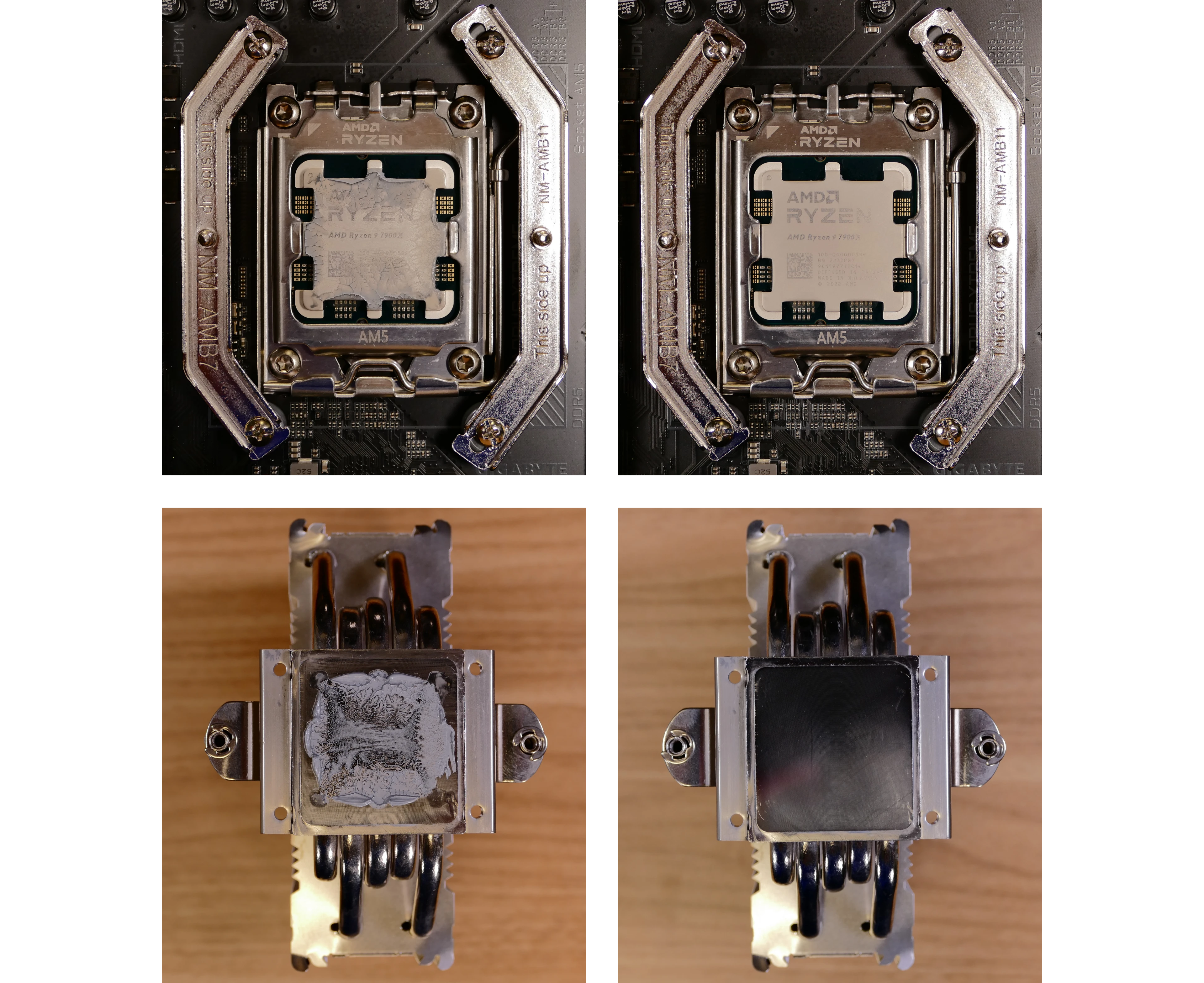 Thermal paste removal