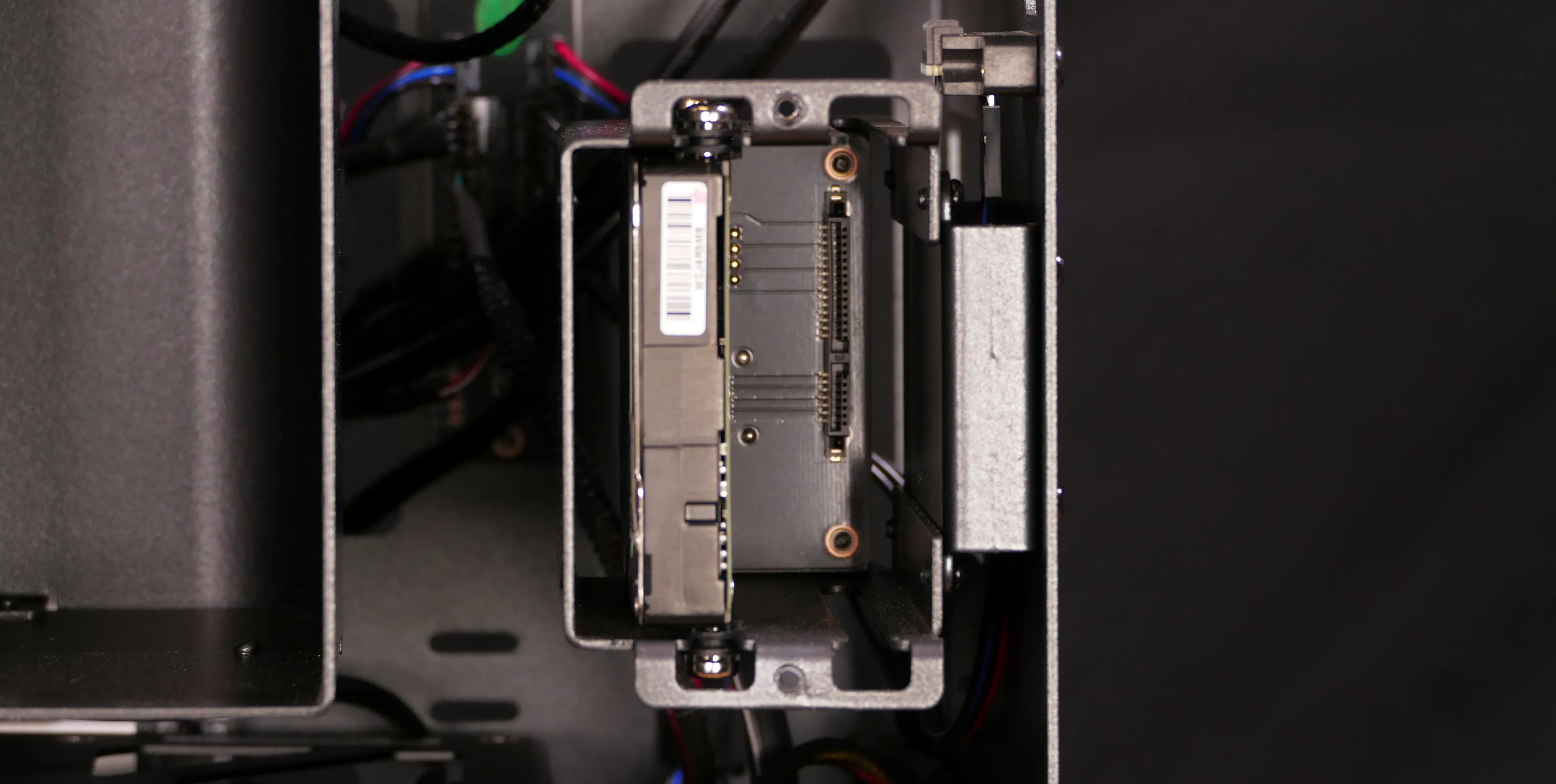 Installed 2.5“ drive