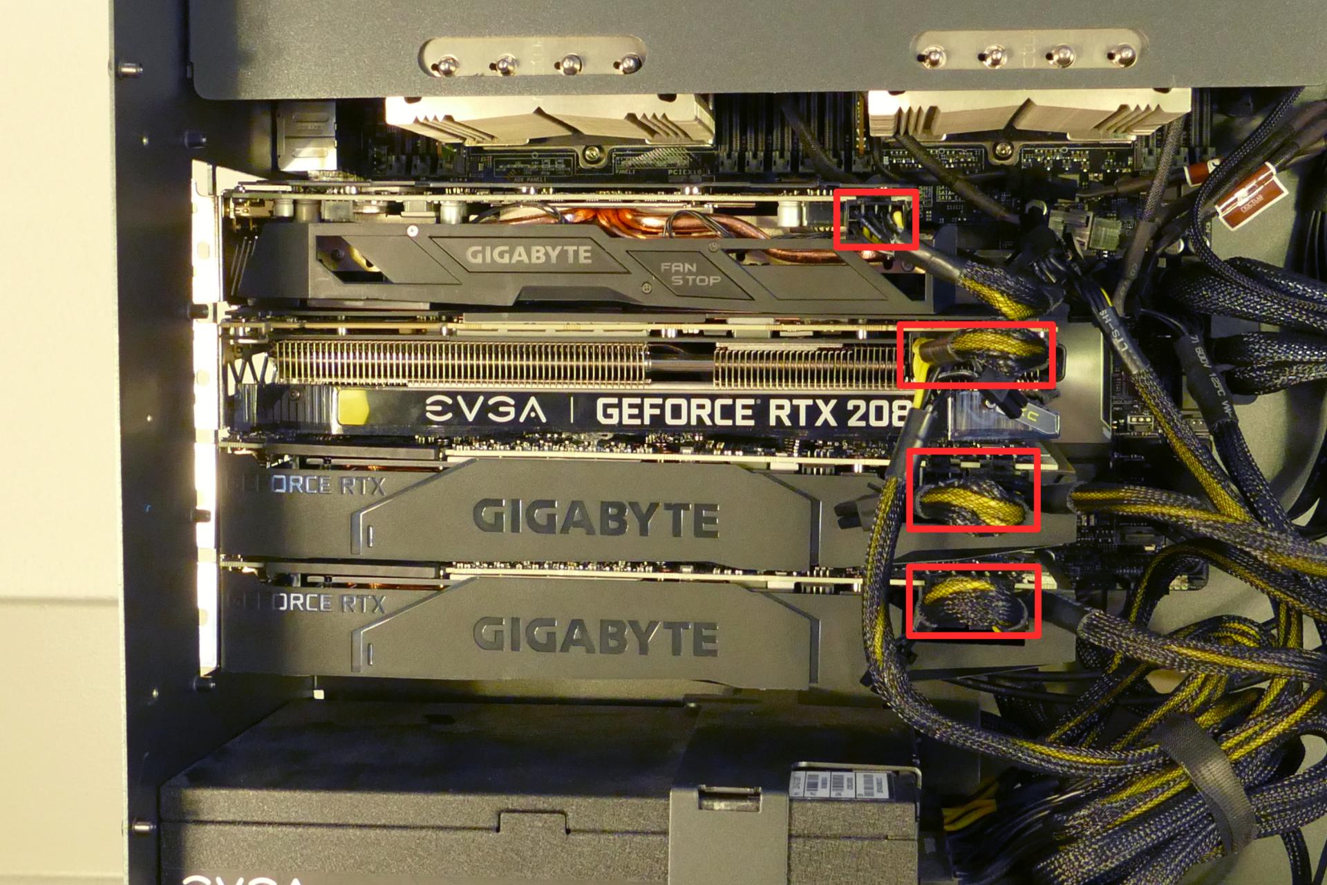 GPU power connections