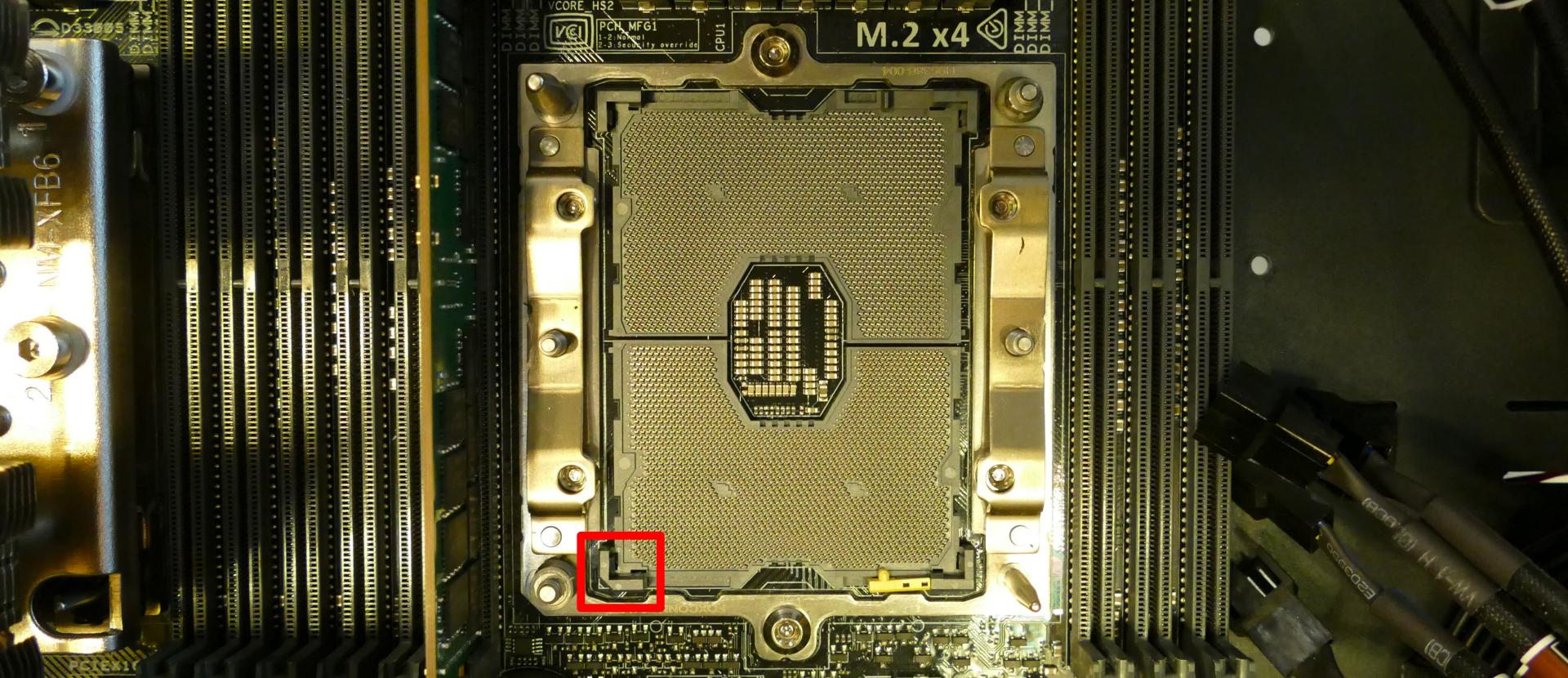CPU orientation