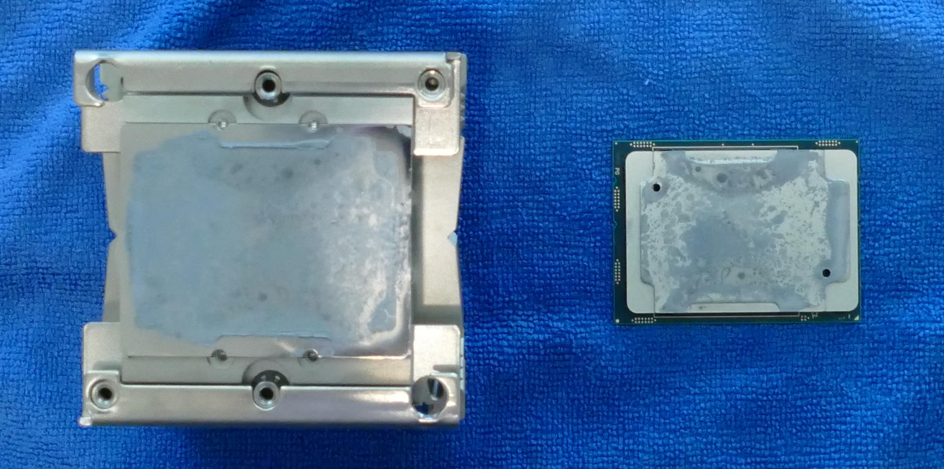 Thermal paste removal