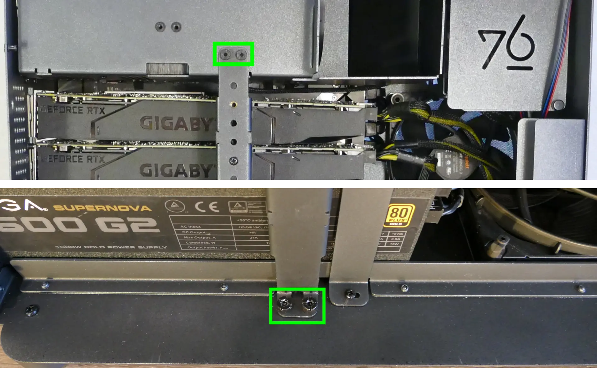 GPU brace screws