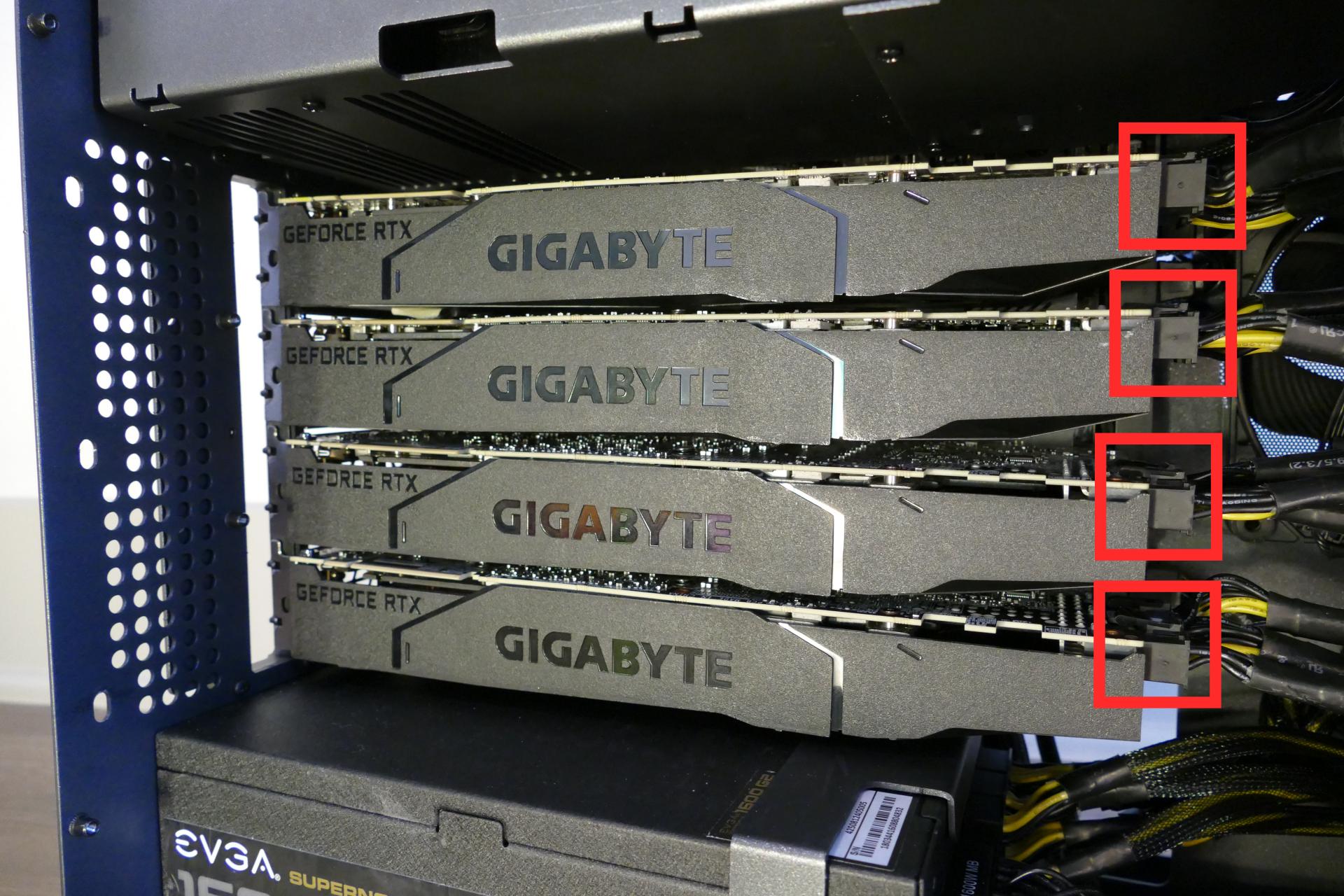 GPU power connections