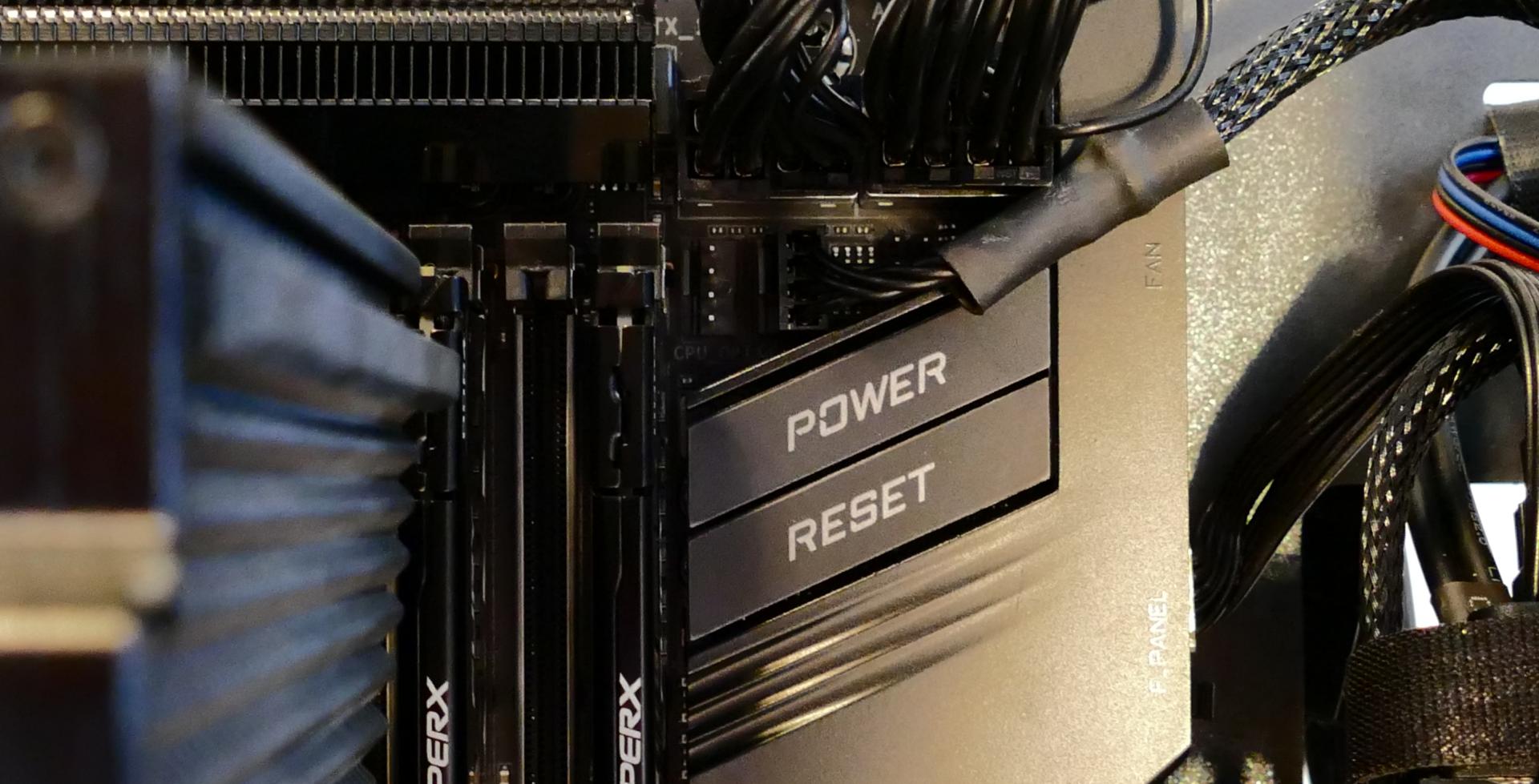 Motherboard power button