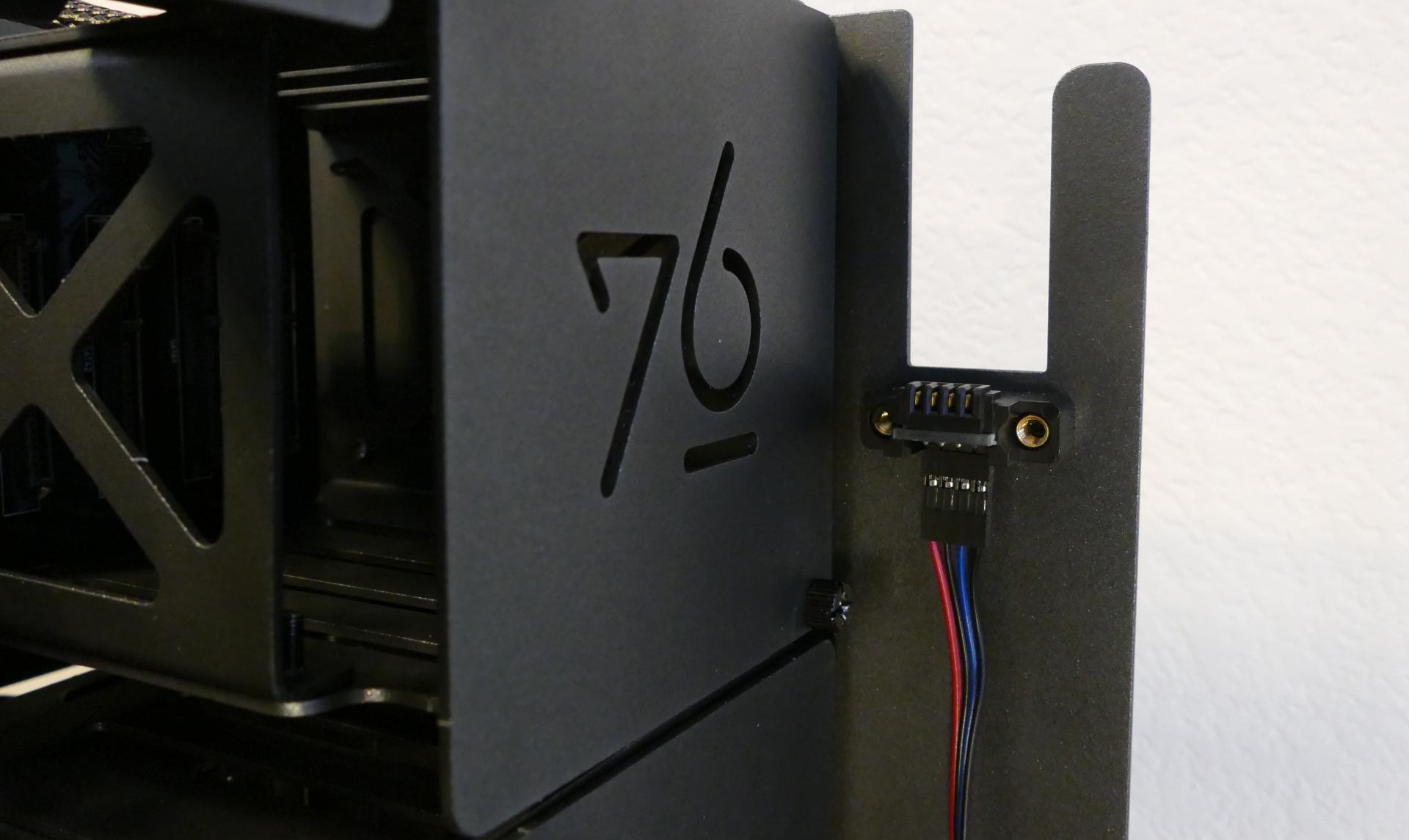 Power button receptacle