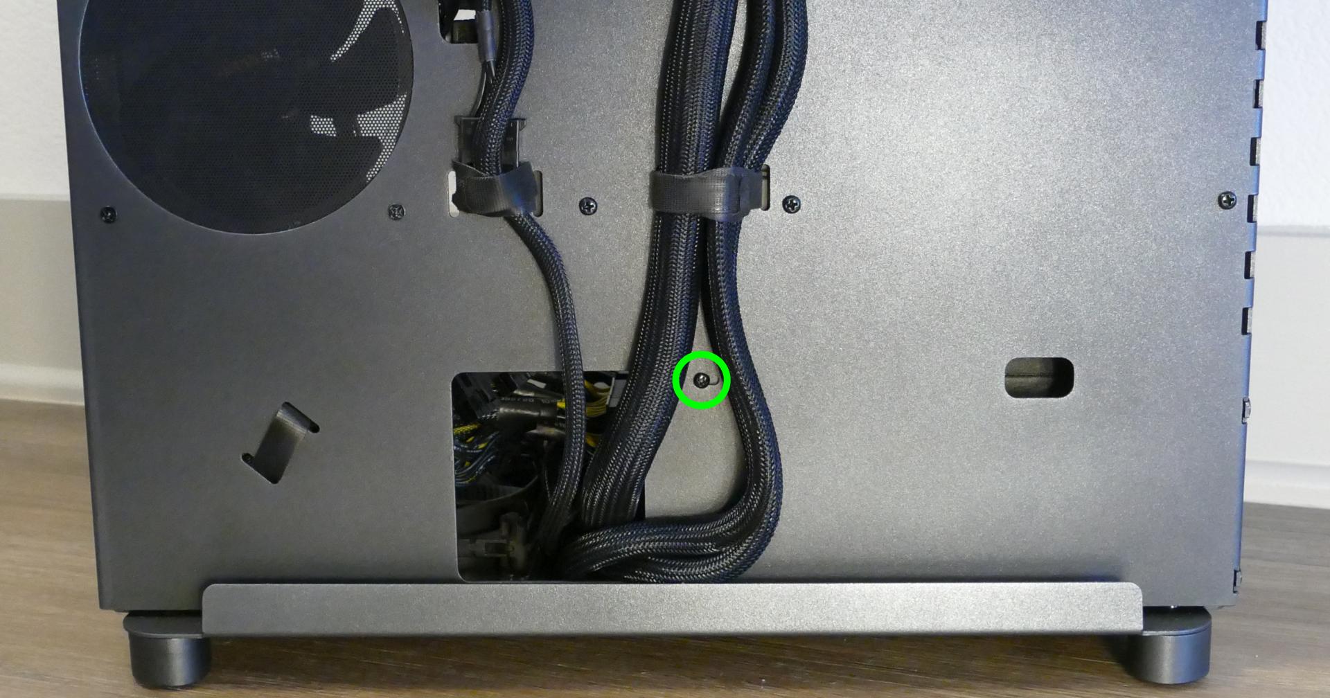 PSU bracket side screw