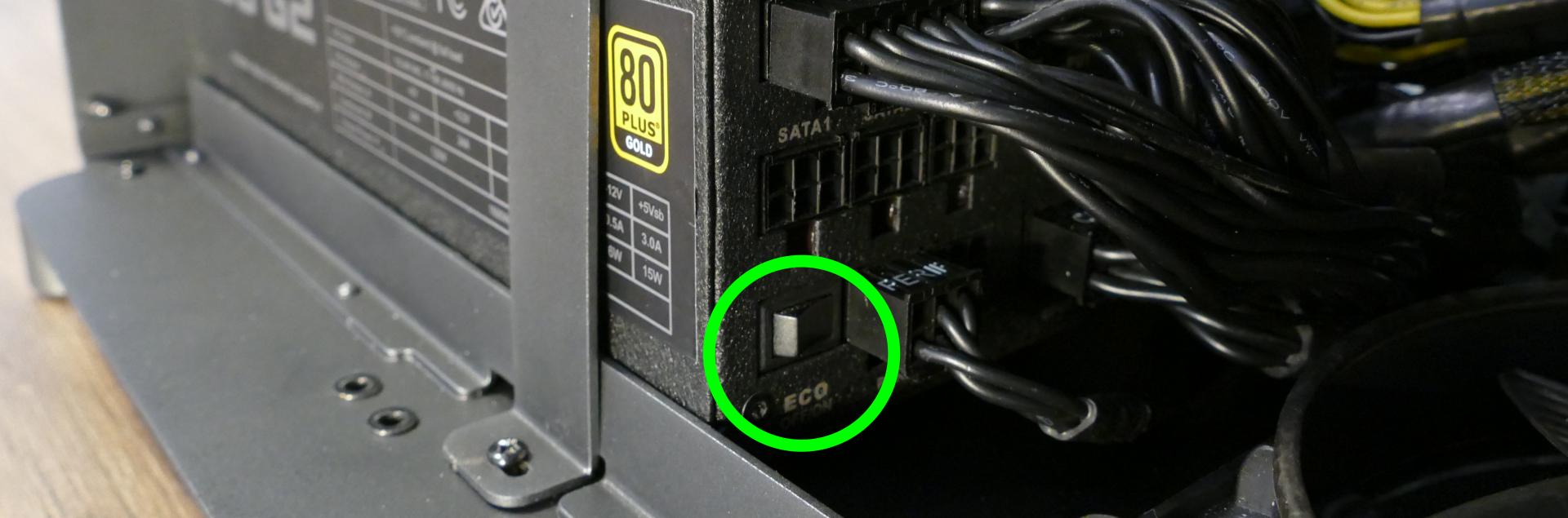 PSU eco mode switch