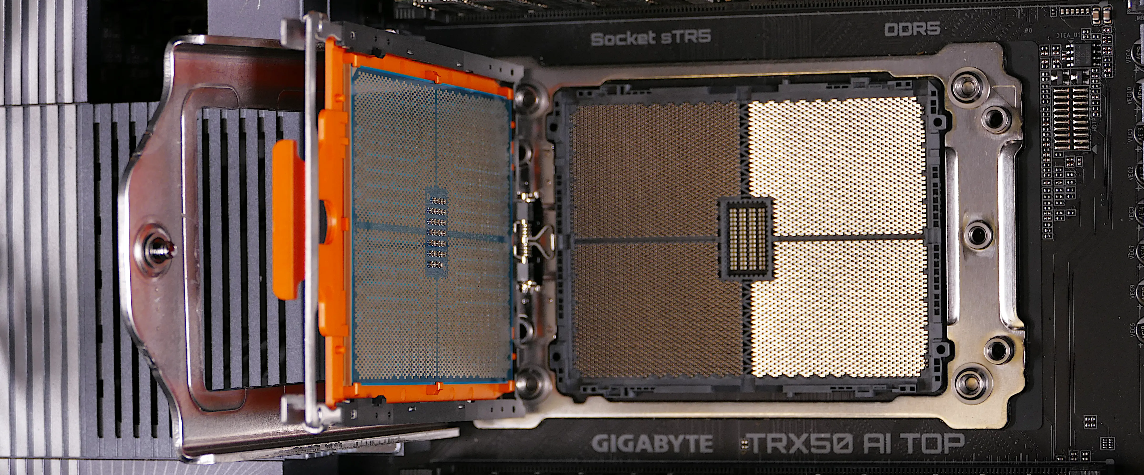 CPU carrier frame (raised)