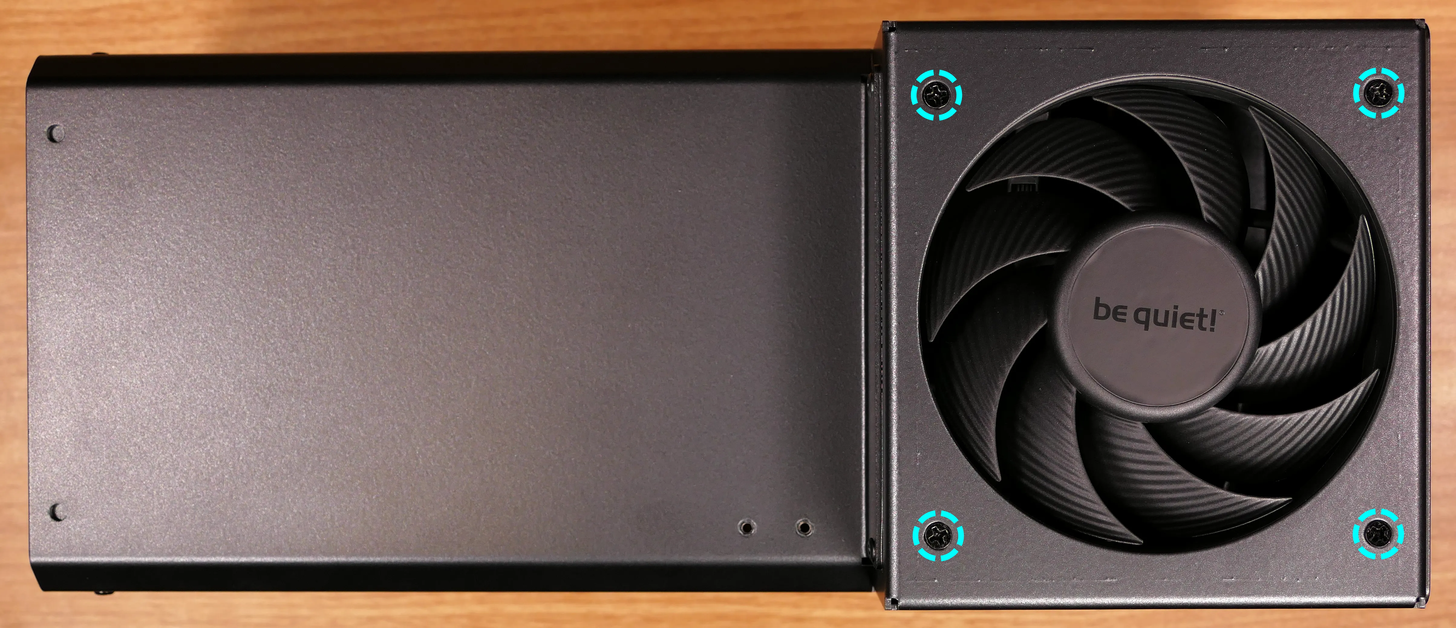 CPU duct side fan screws