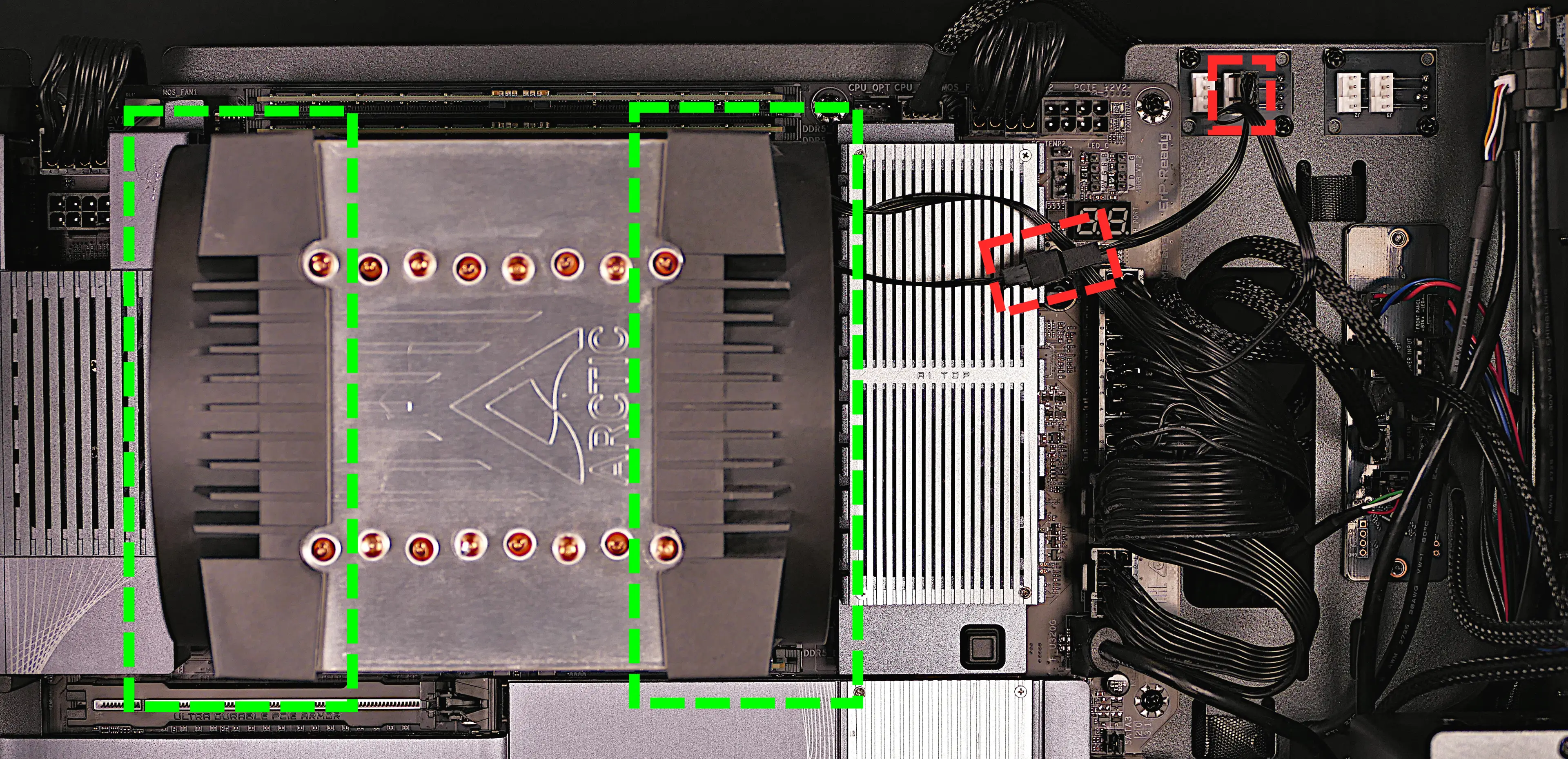 CPU heatsink fans & connectors