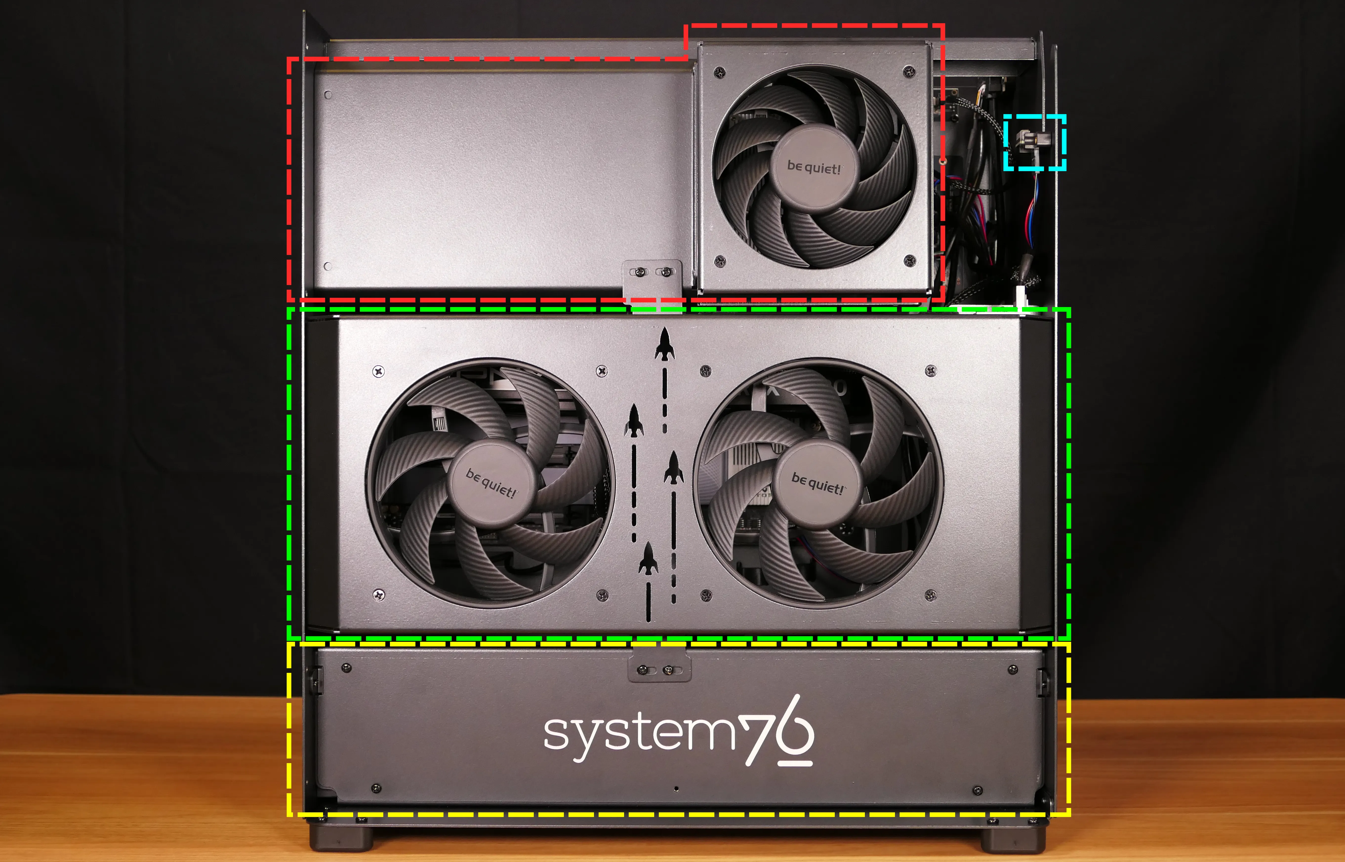 Internal overview (left side - chassis)
