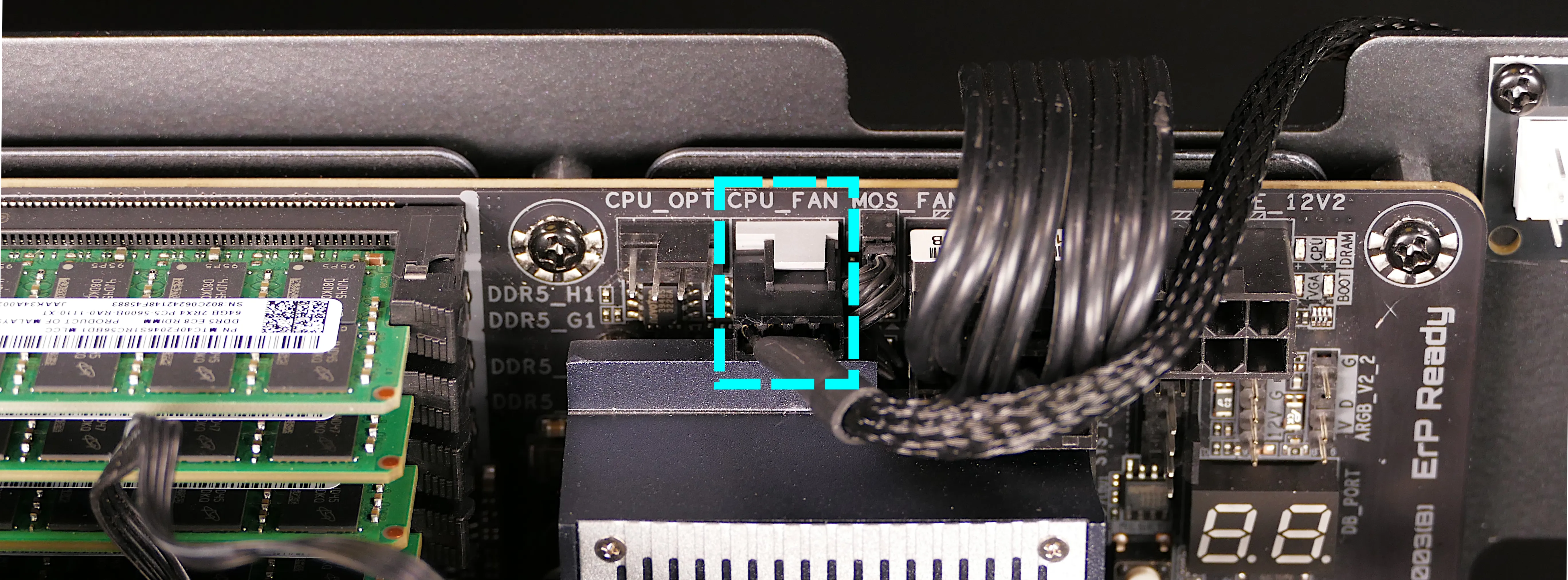 Motherboard CPU output header