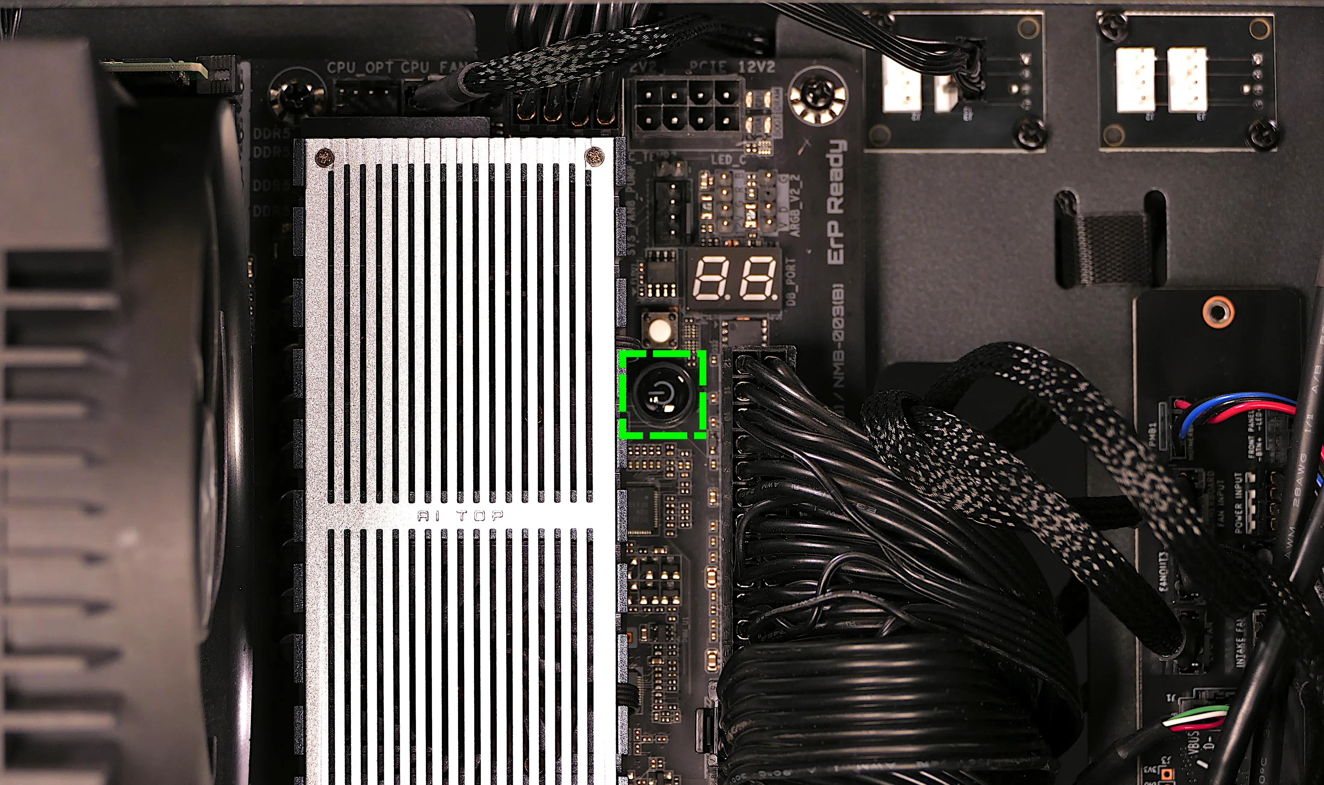 Motherboard power button