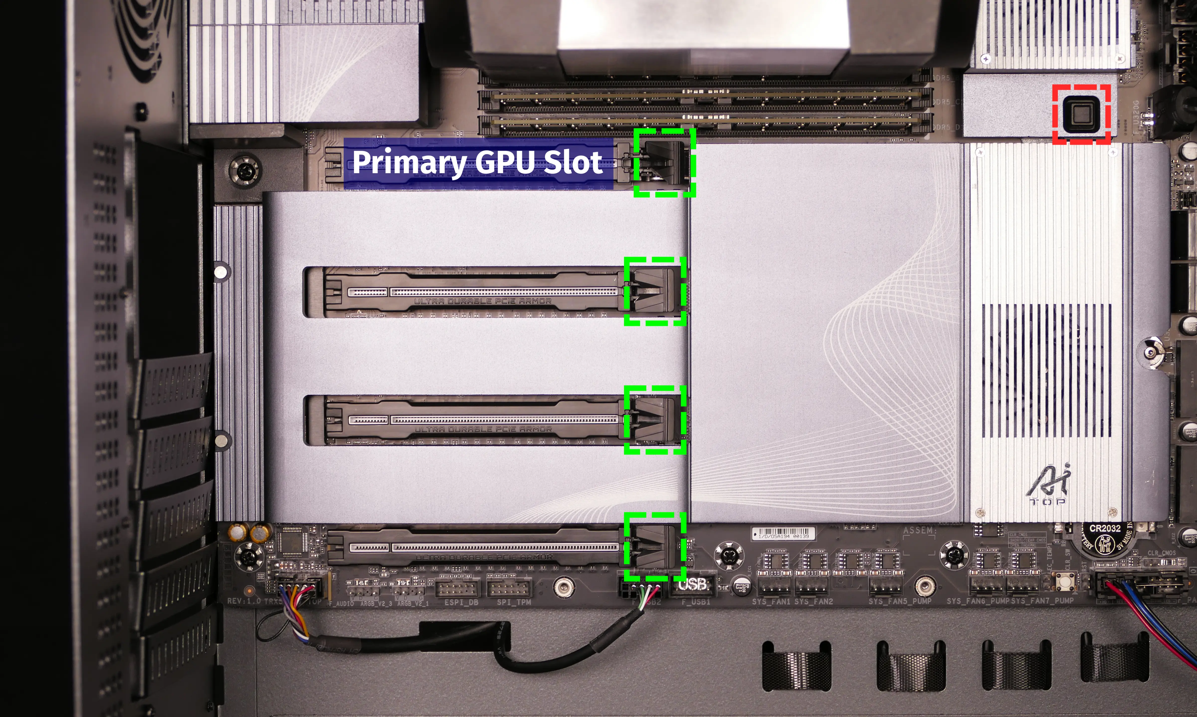 GPU order & PCIe latches