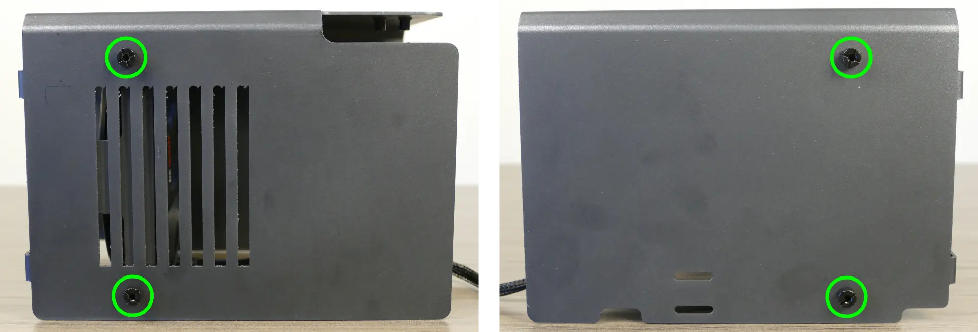 CPU duct fan bracket screws