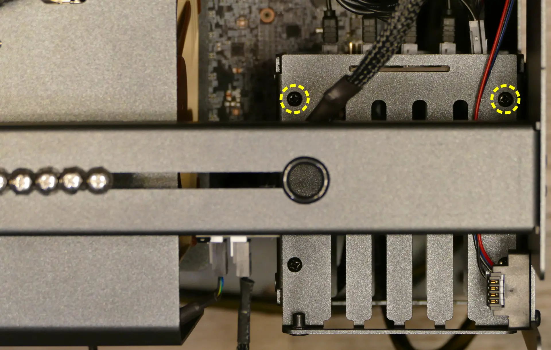 Thelio-IO drive cage screws