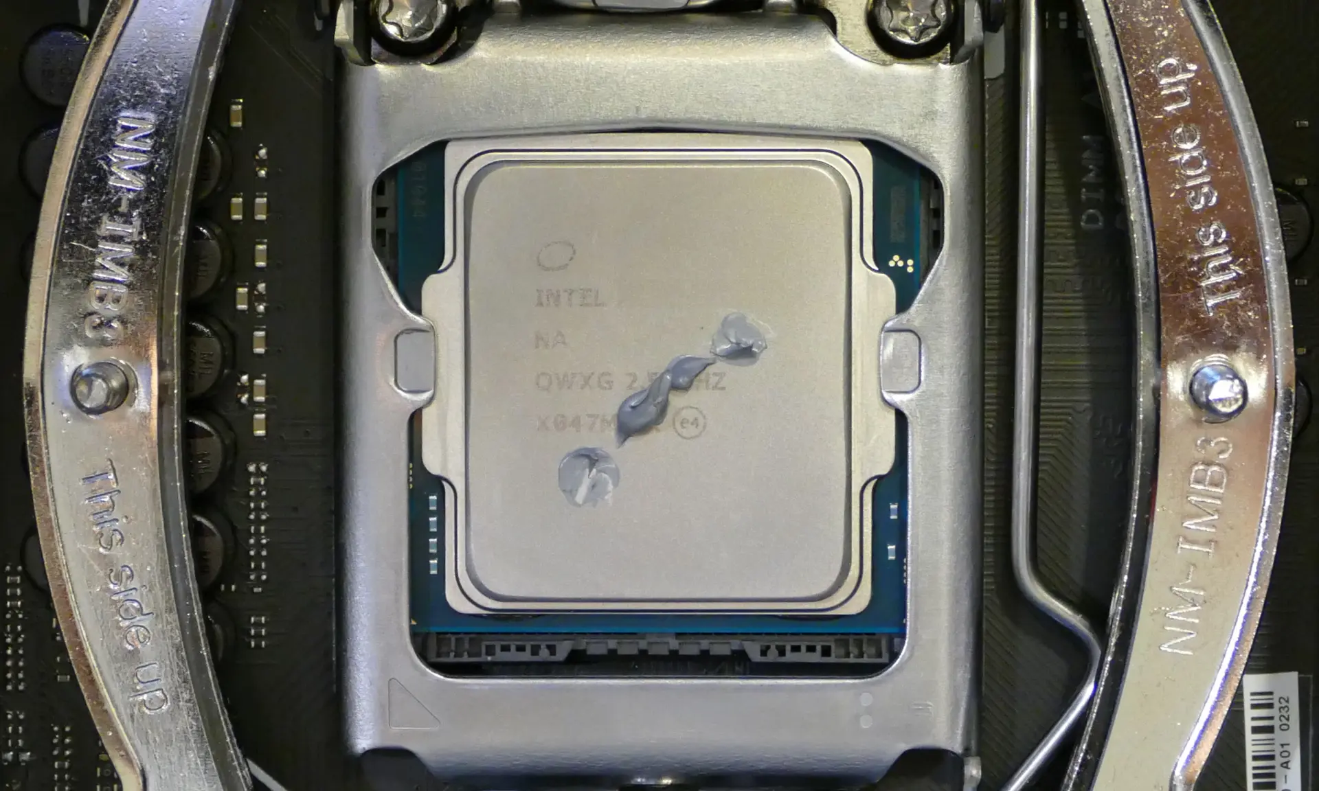 Thermal paste application