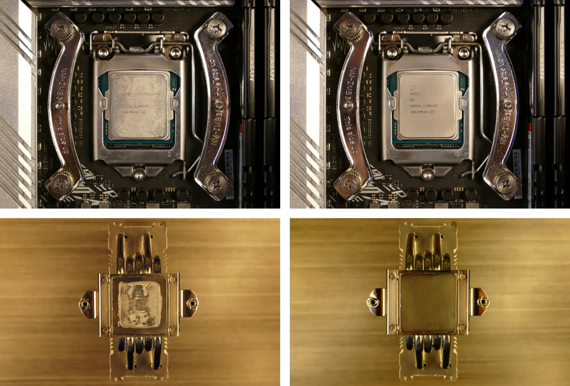 Thermal paste removal