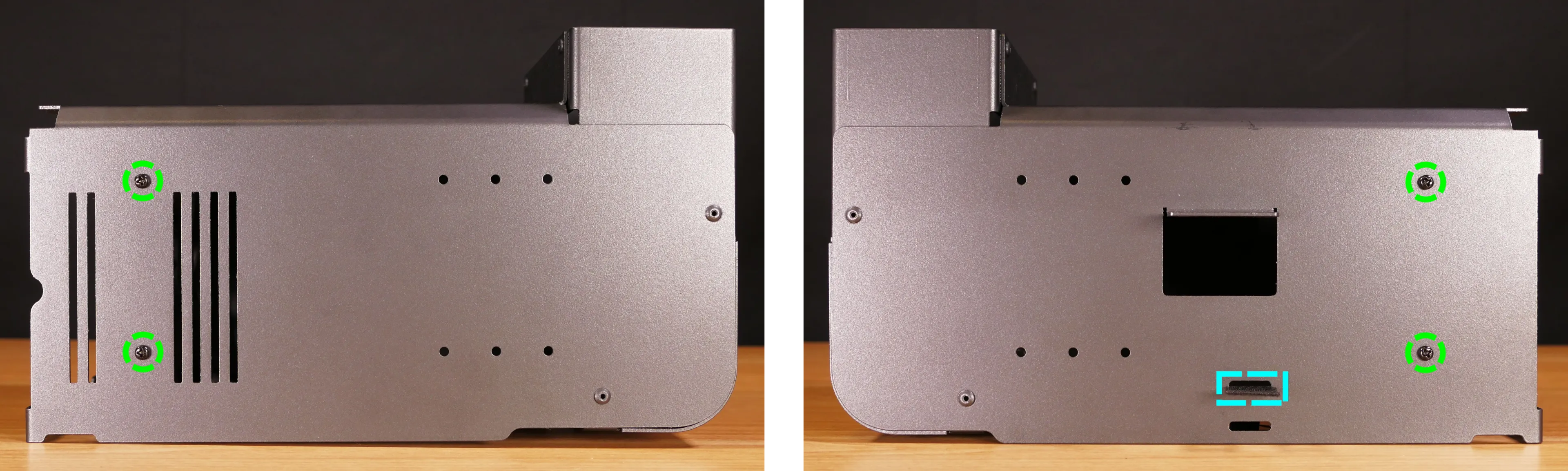 CPU duct fan bracket screws