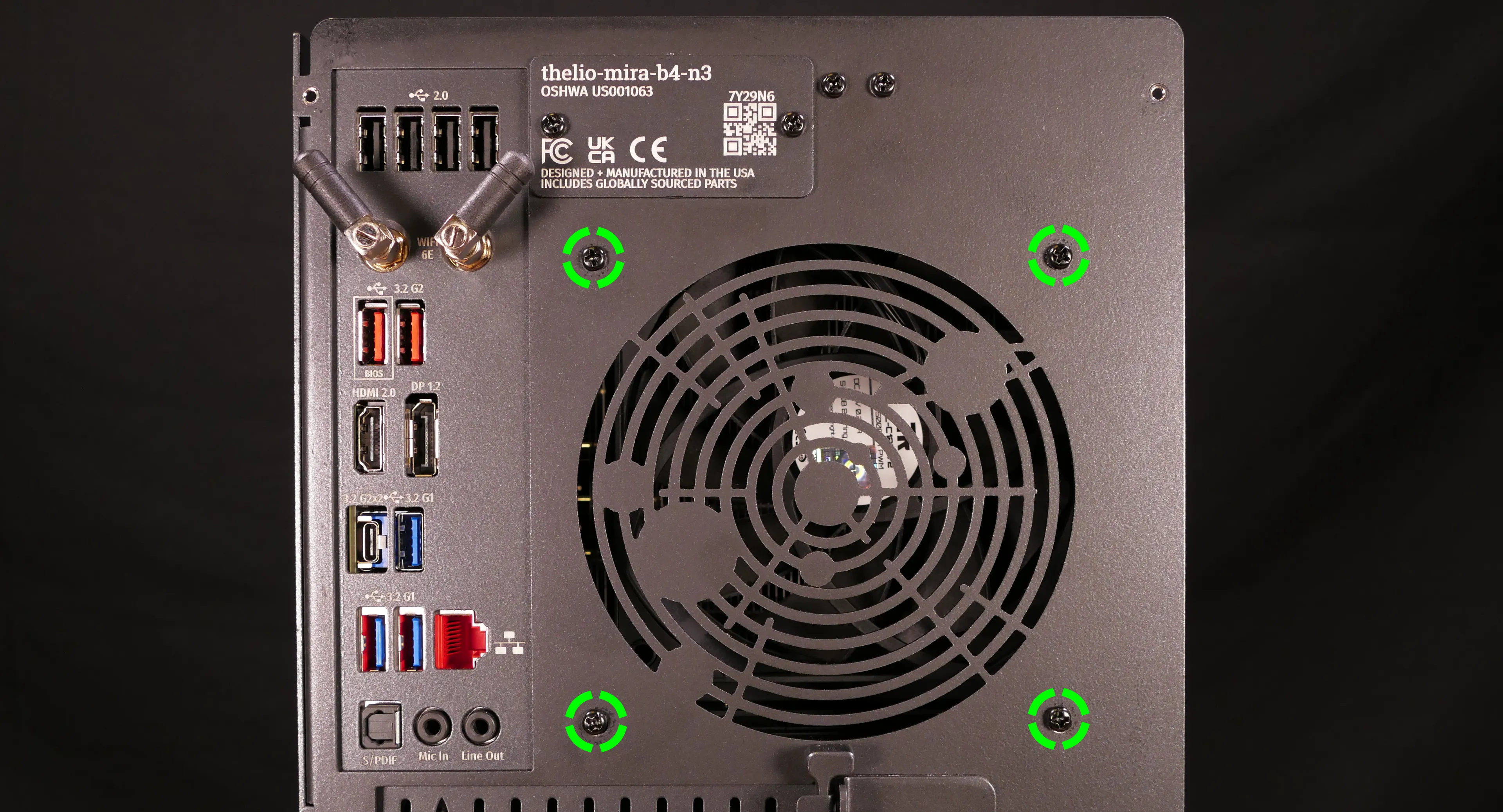 CPU duct thumbscrews (back)