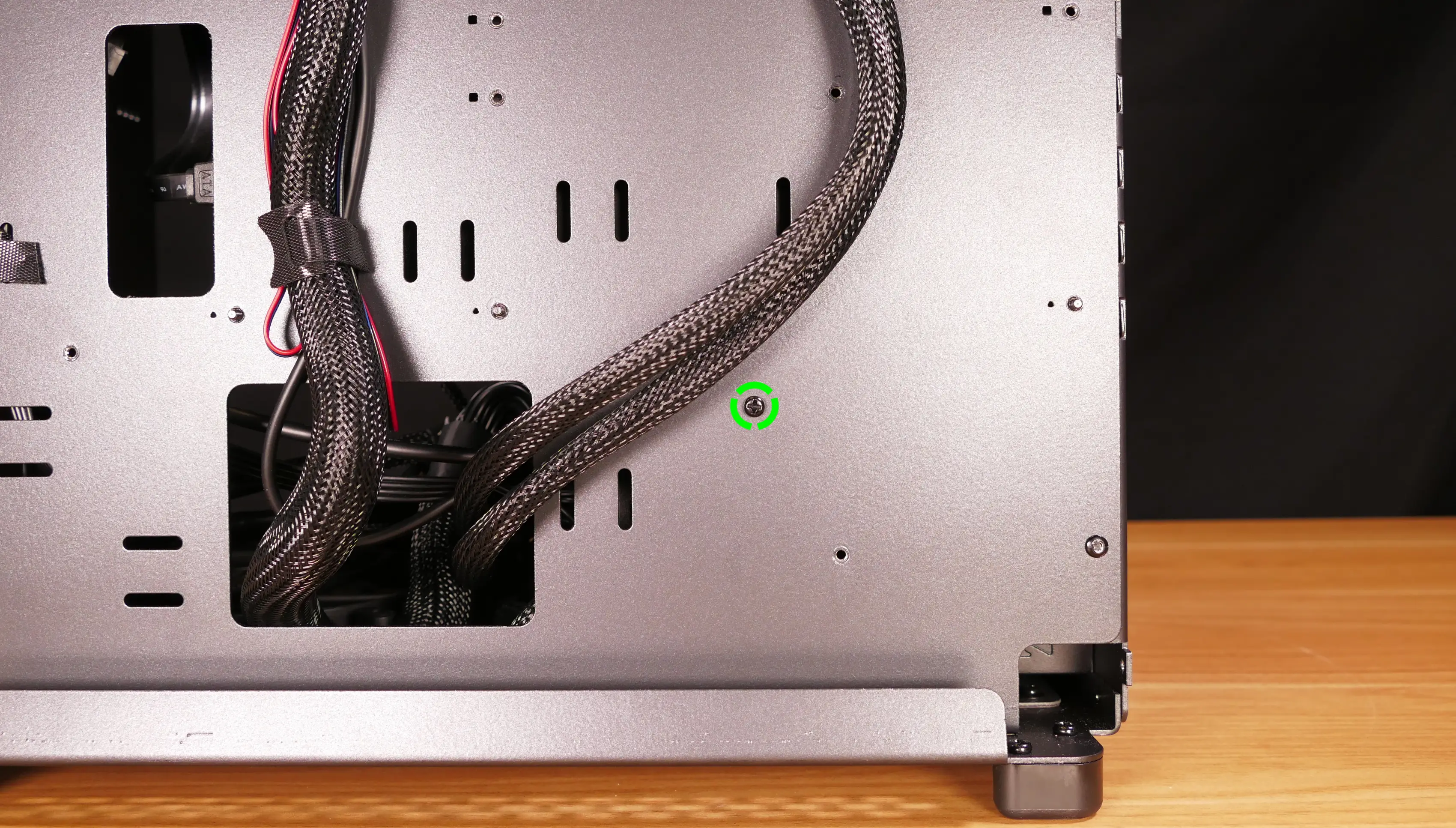 Power supply bracket screw (right)