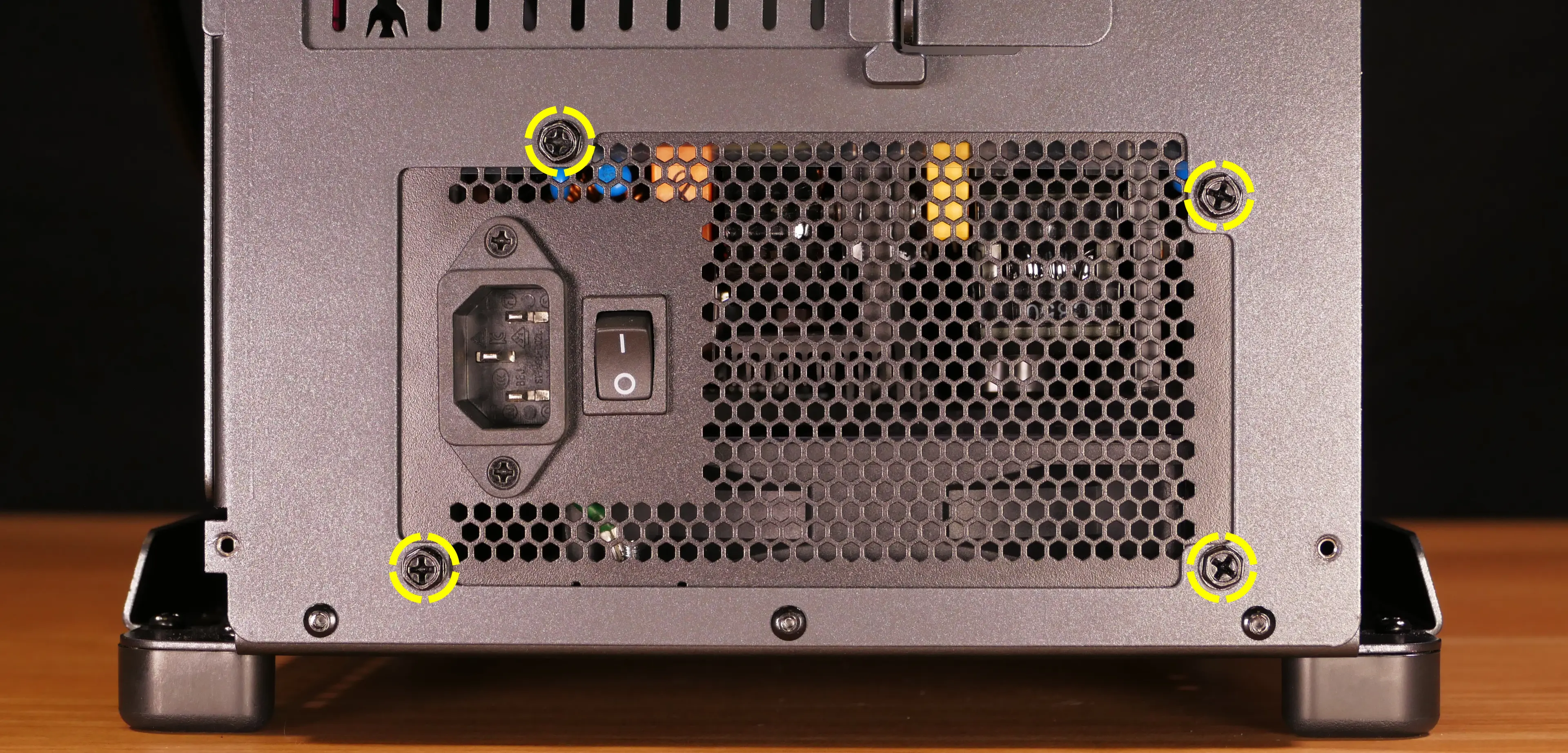 Power supply screws