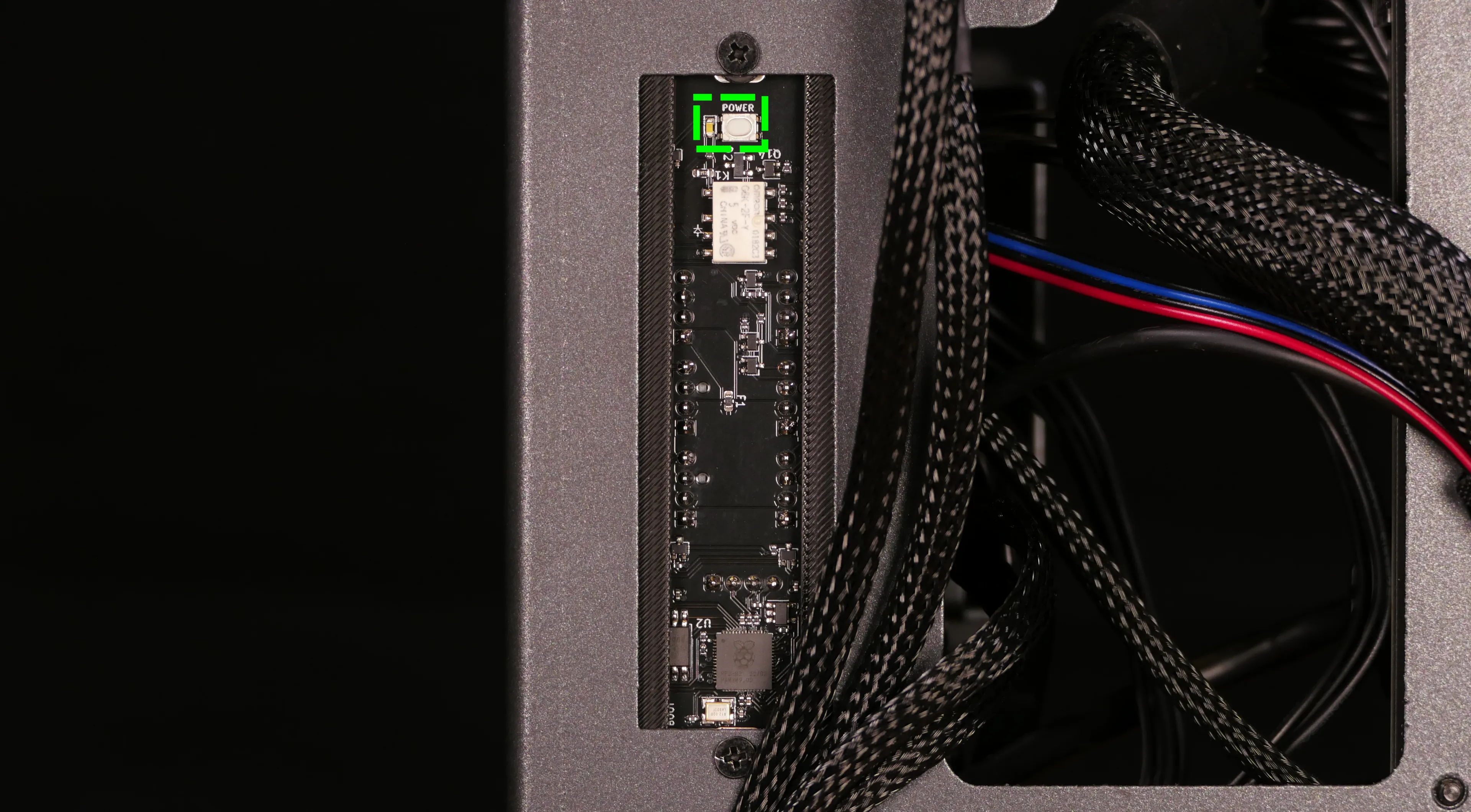 Internal power button