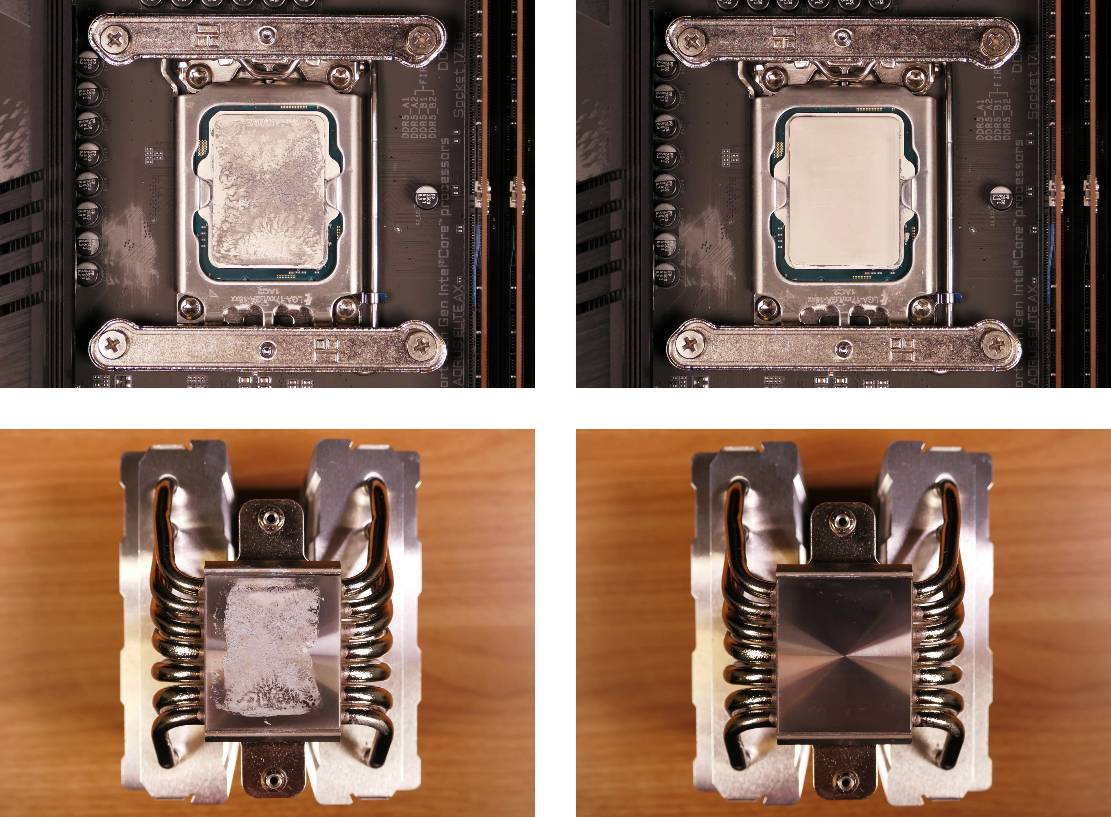 Thermal paste removal