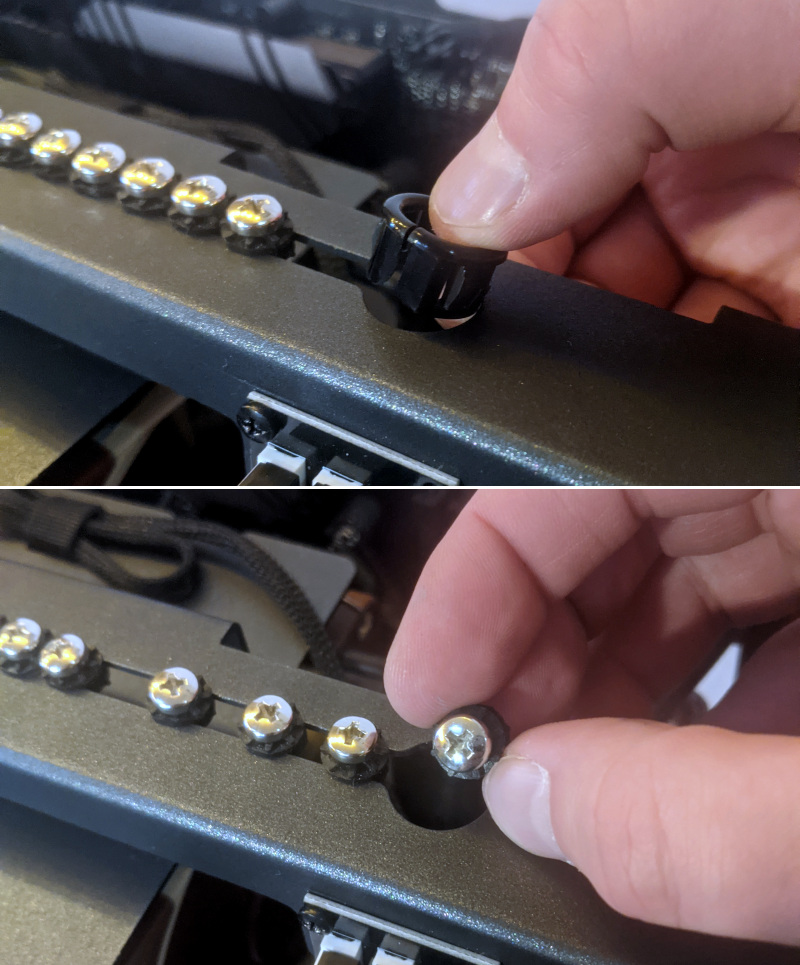 Storage drive screws