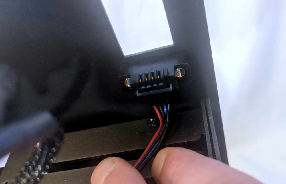 Power button receptacle