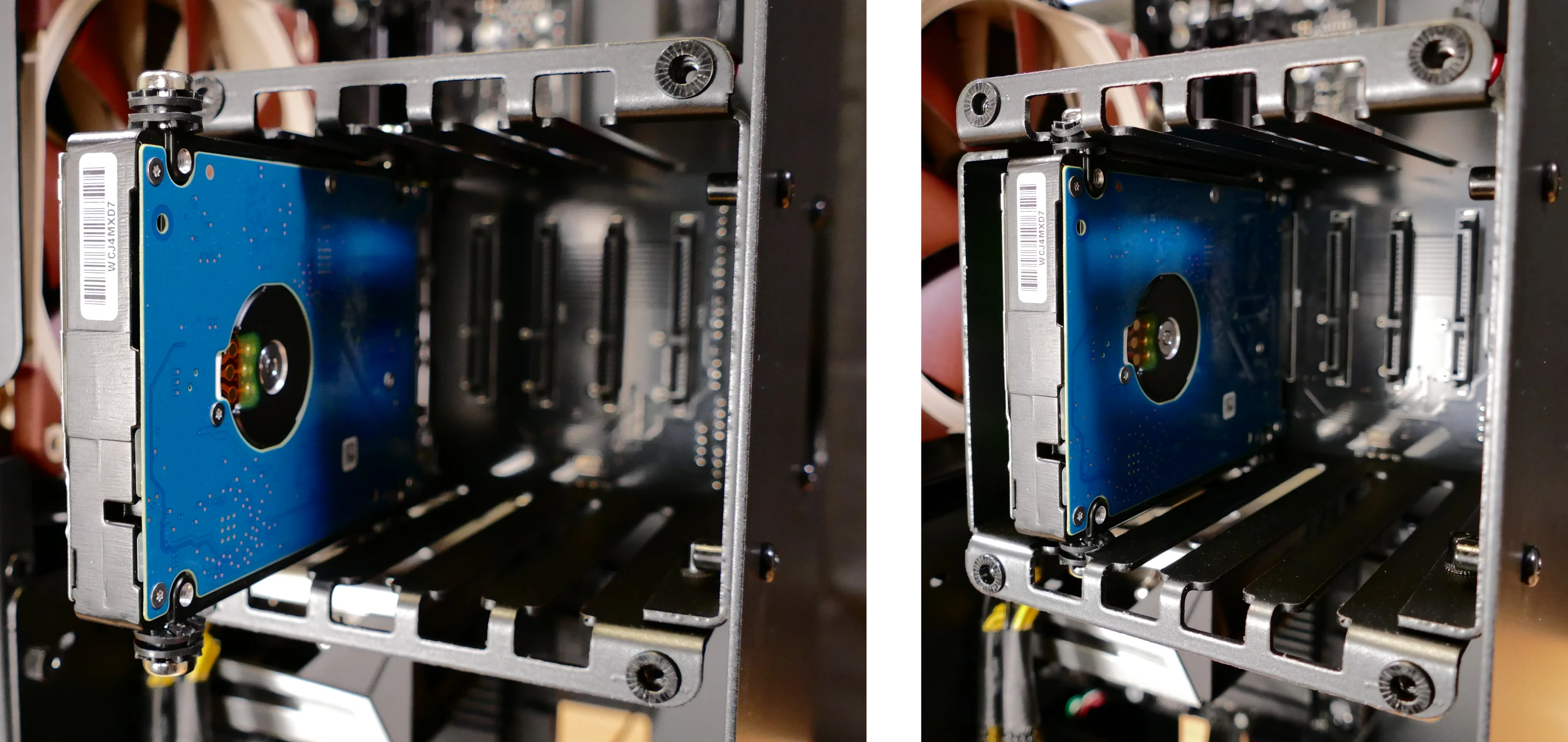 2.5“ drive installation