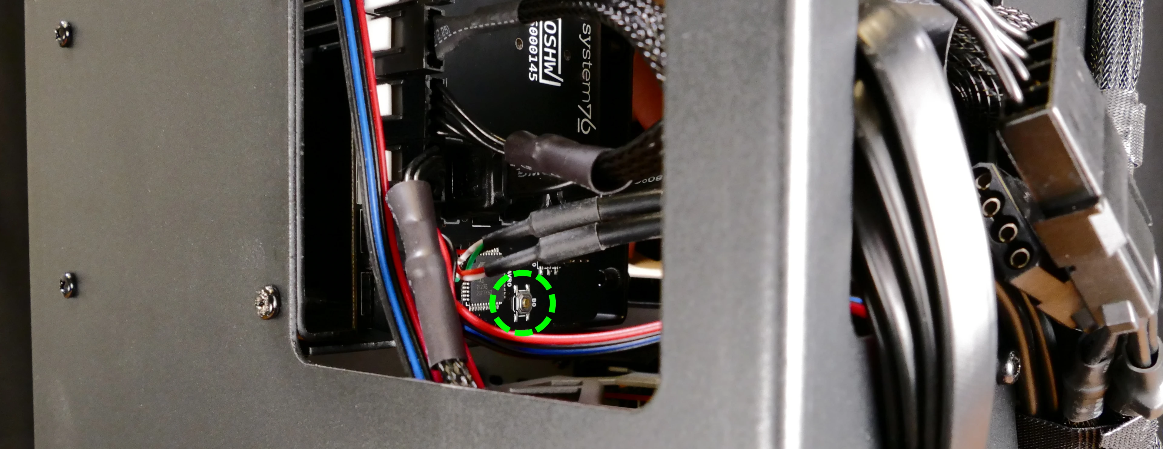 Internal power button