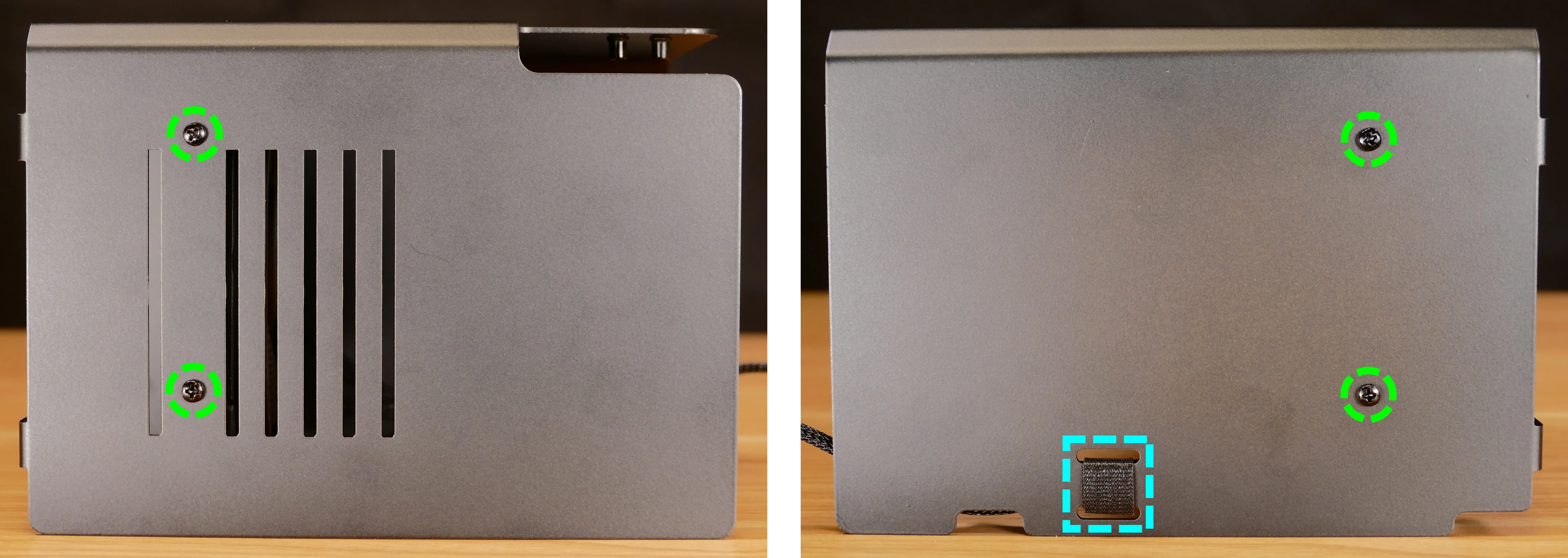 CPU duct fan bracket screws