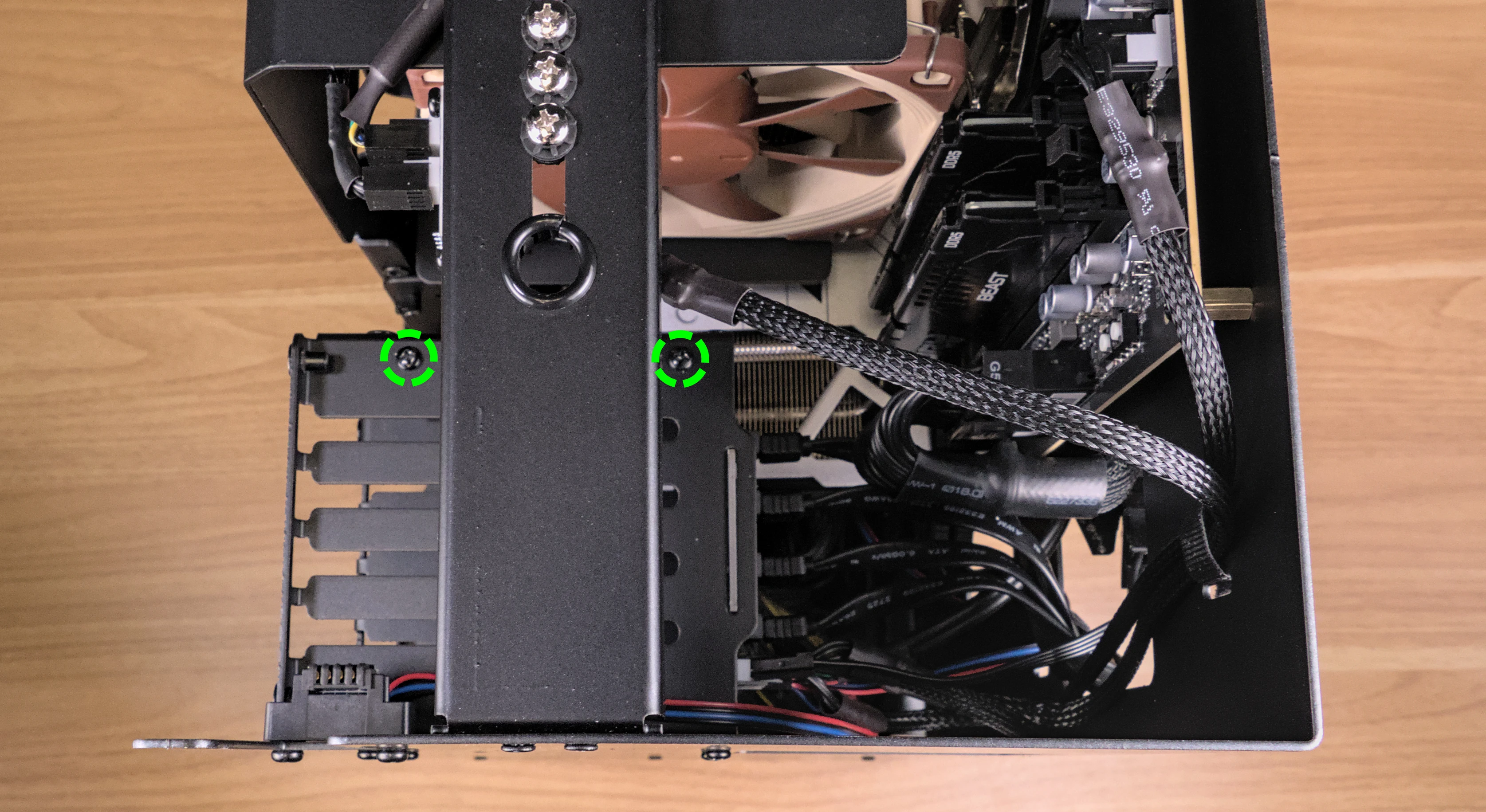 Thelio-IO drive cage screws