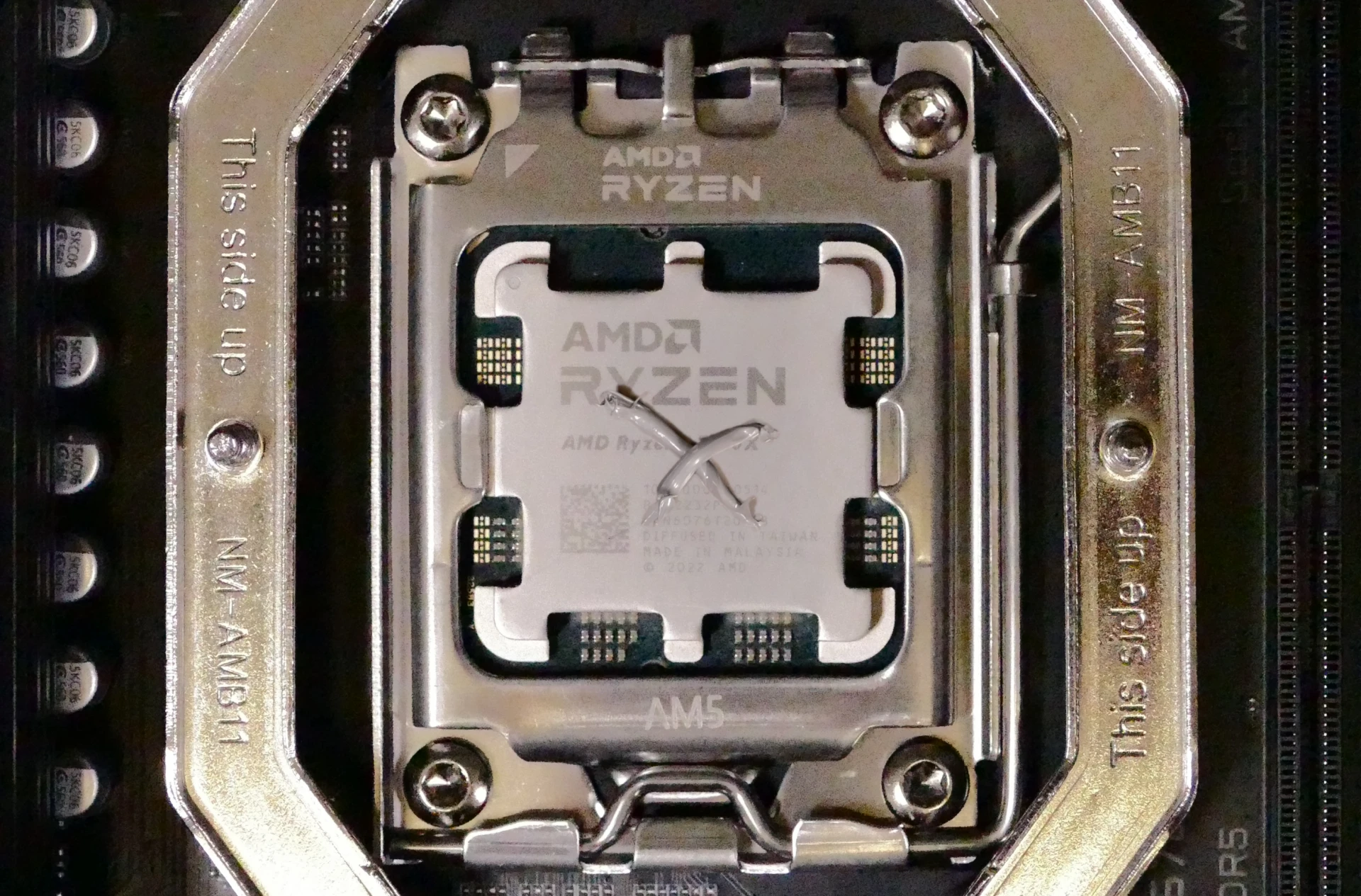 Thermal paste application