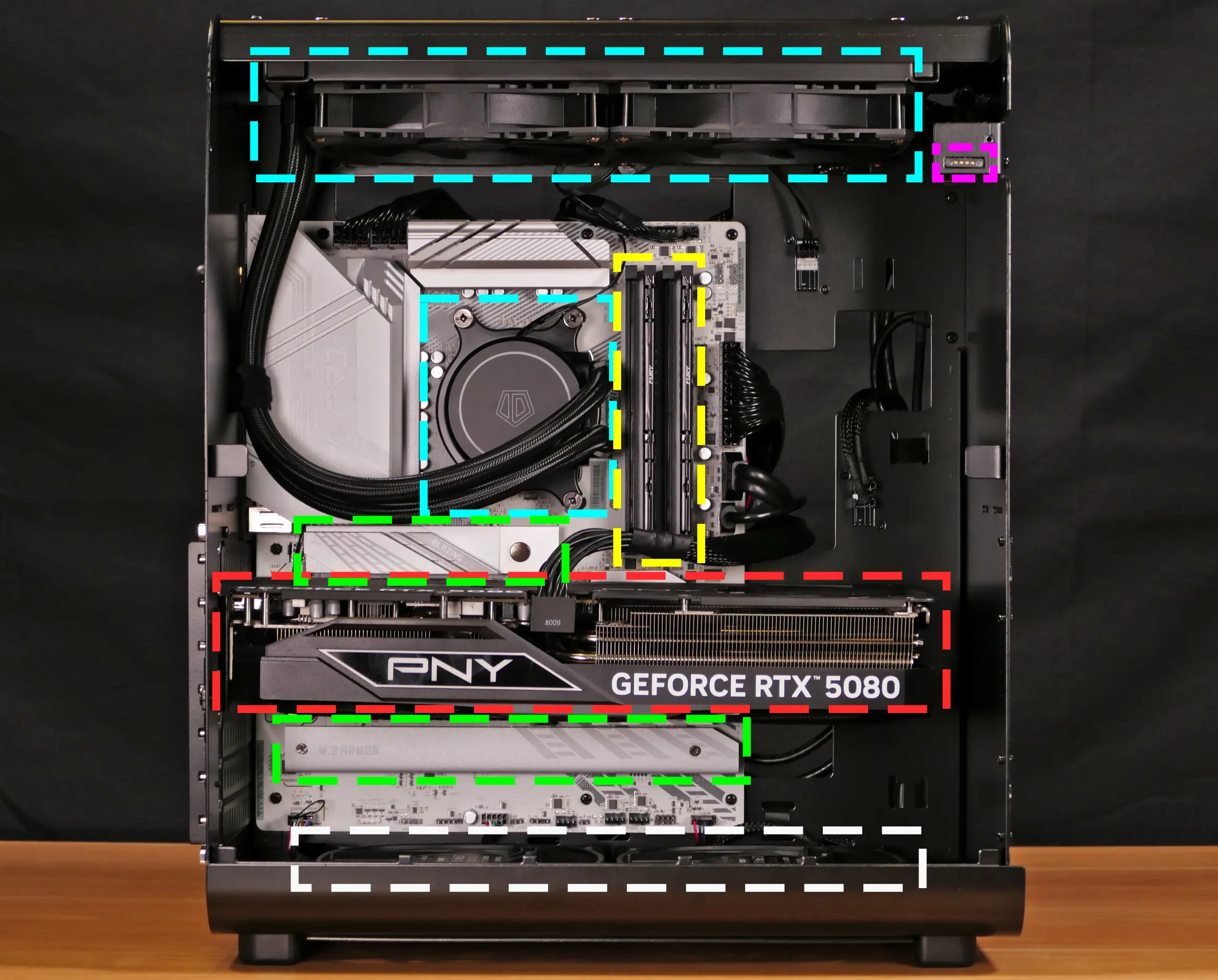 Internal overview (left side - electronics)