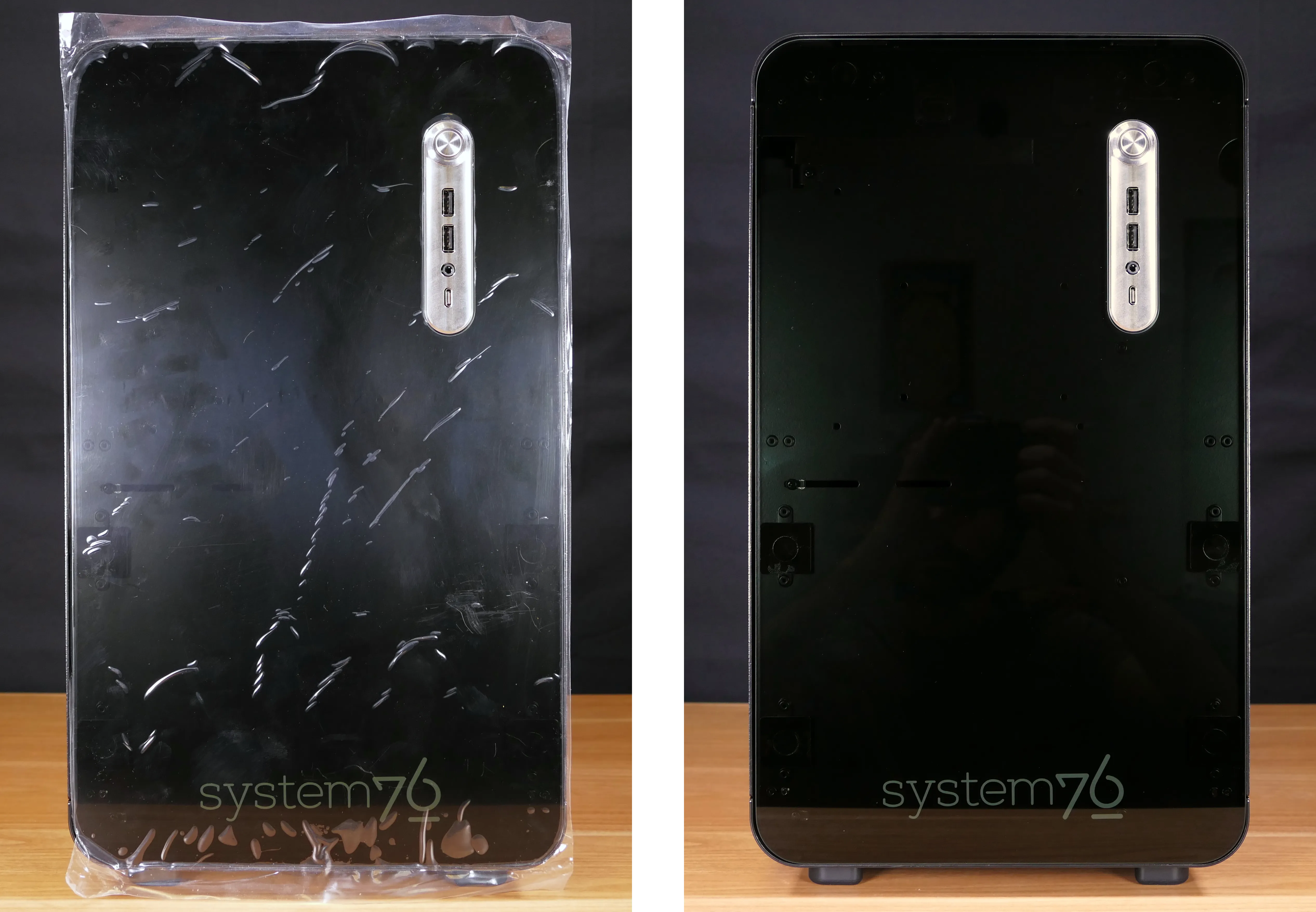 Protective plastic removal