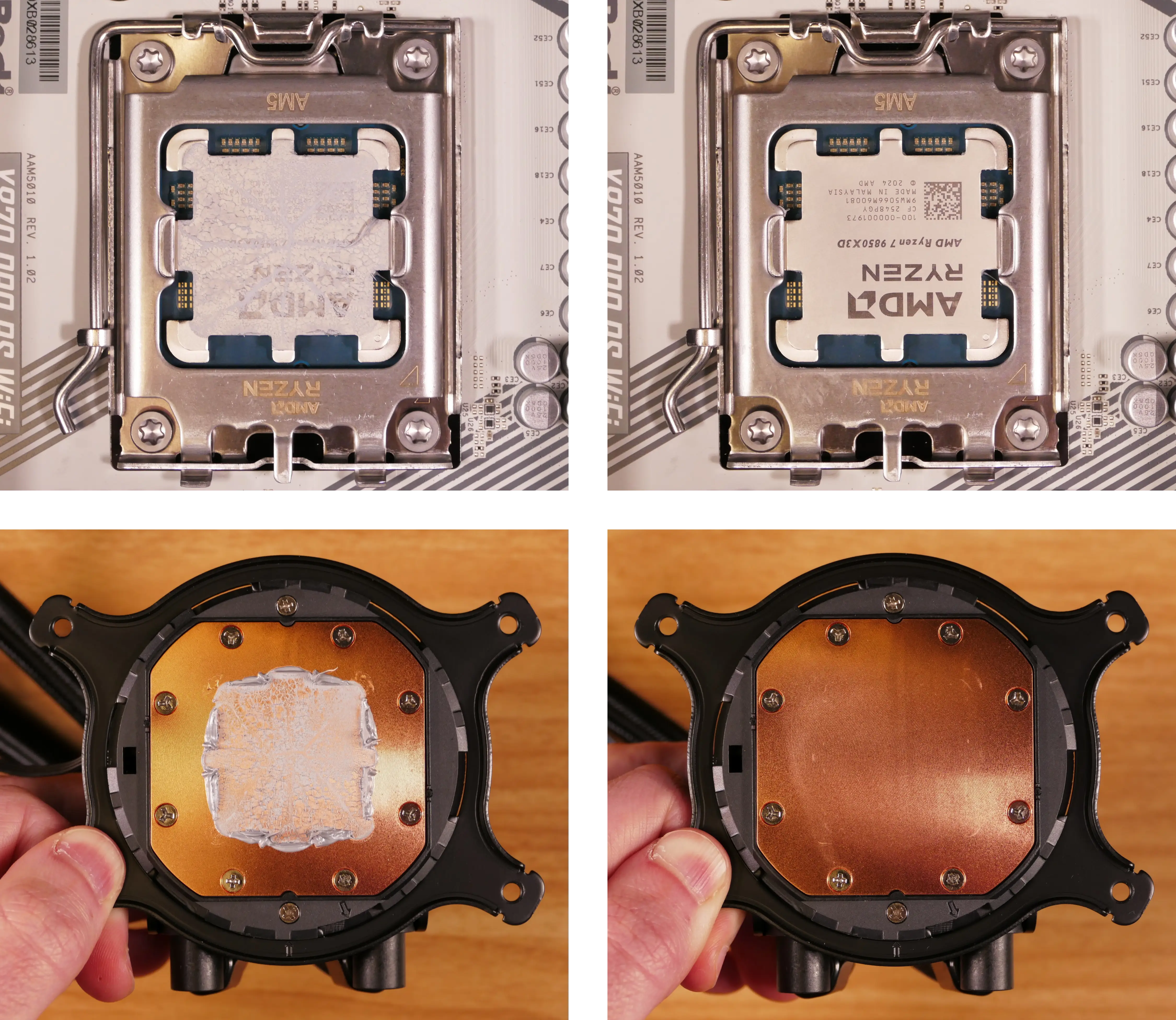 Thermal paste removal