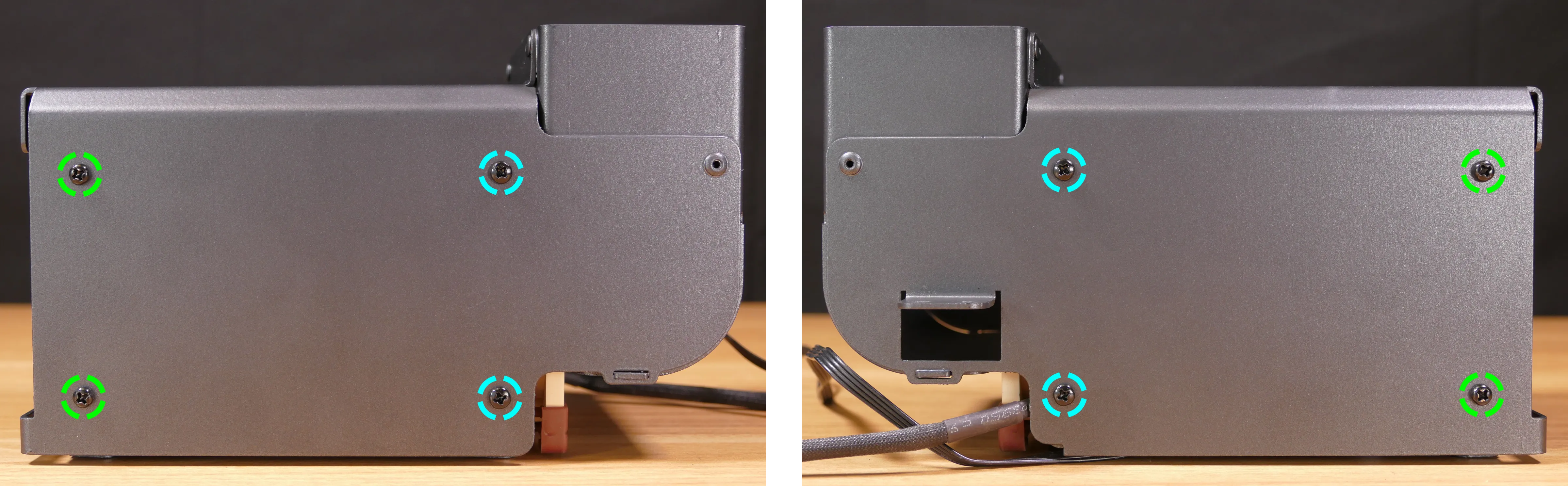 CPU duct fan bracket screws