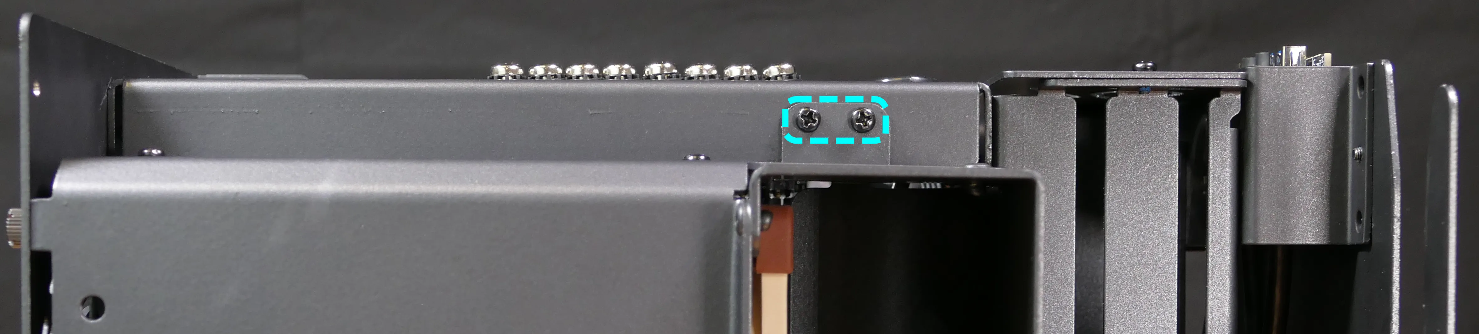 CPU duct screws (top)