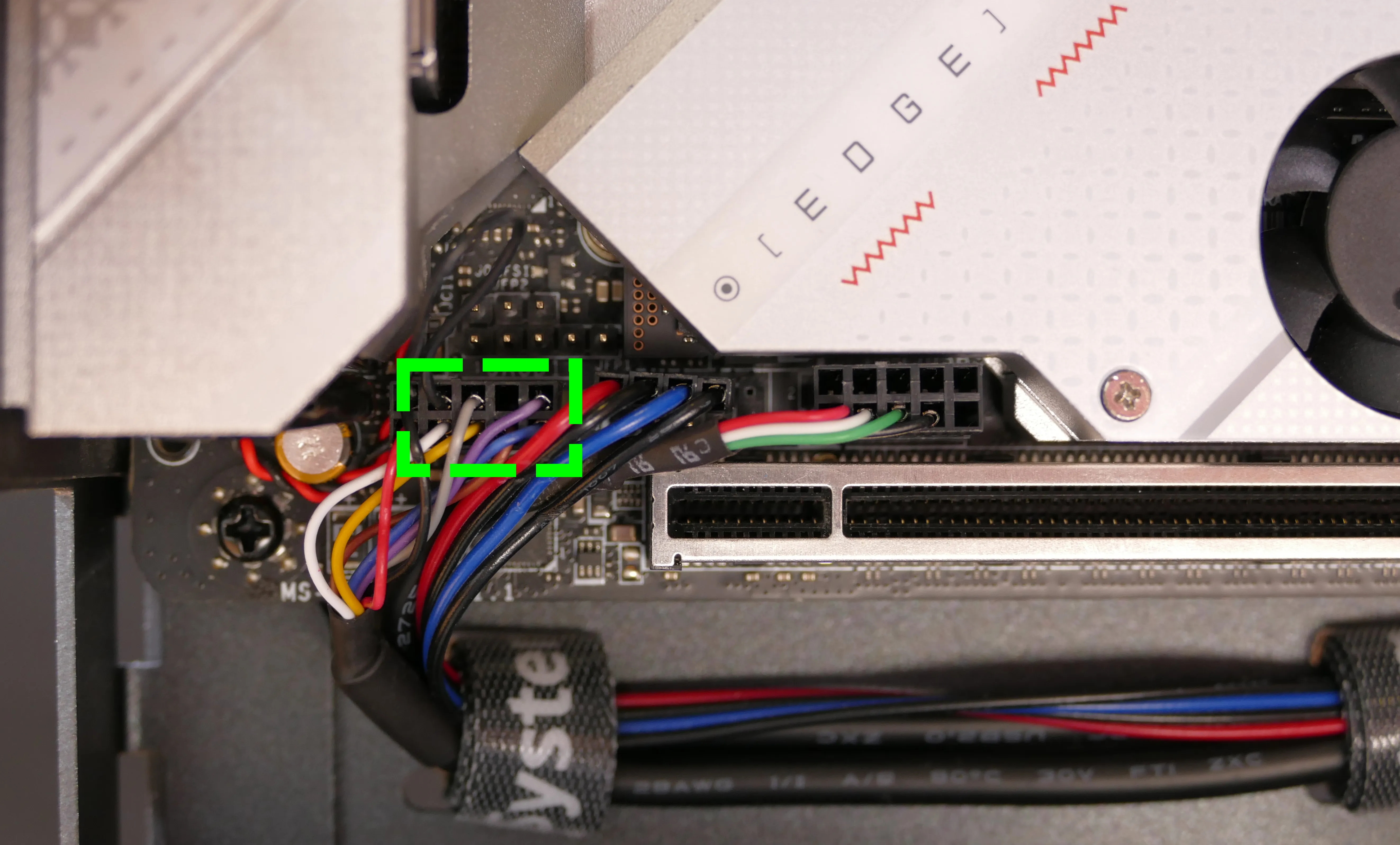 Top I/O audio header