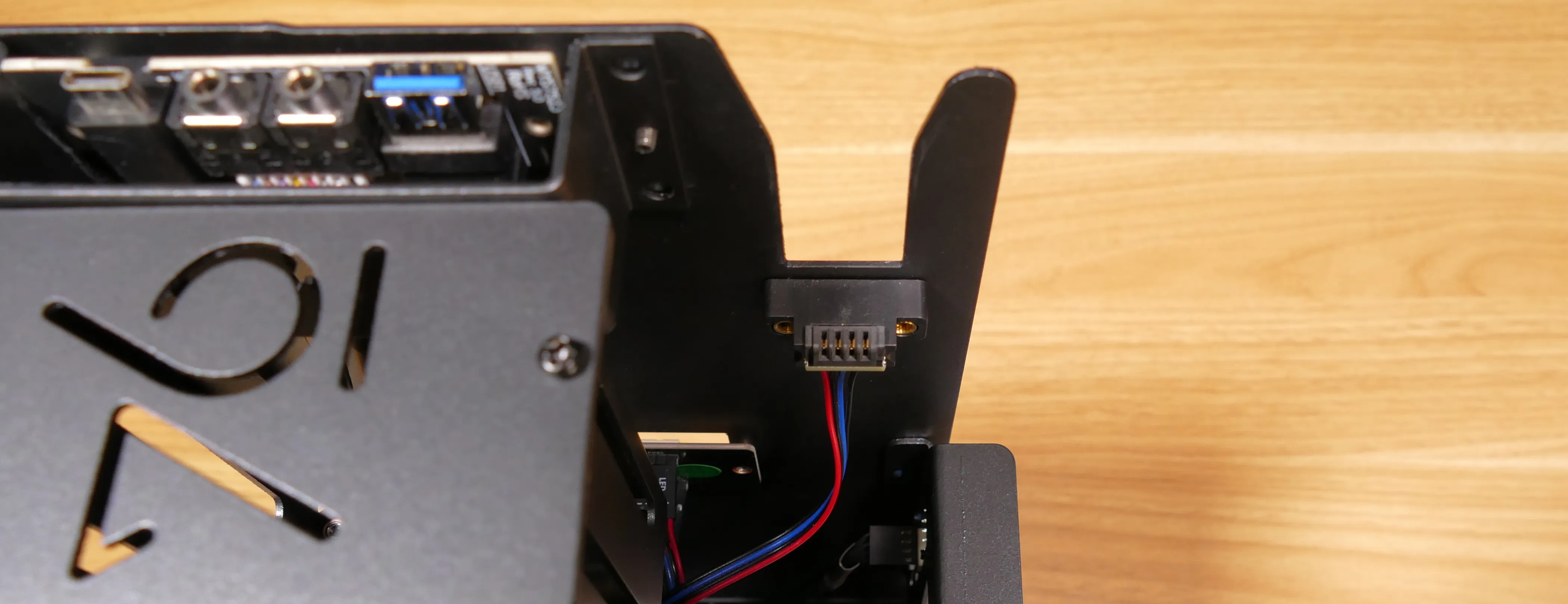 Power button receptacle