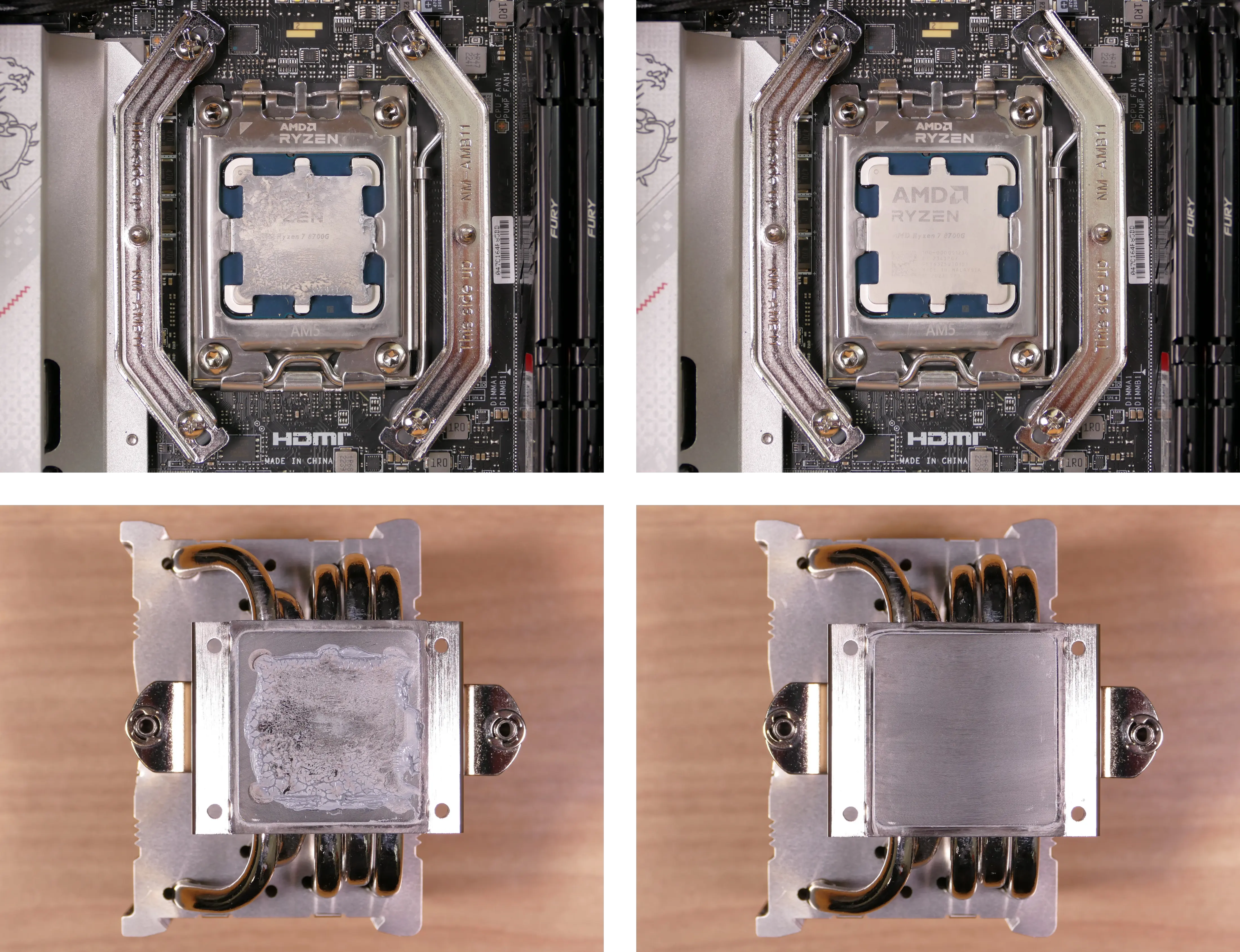Thermal paste removal