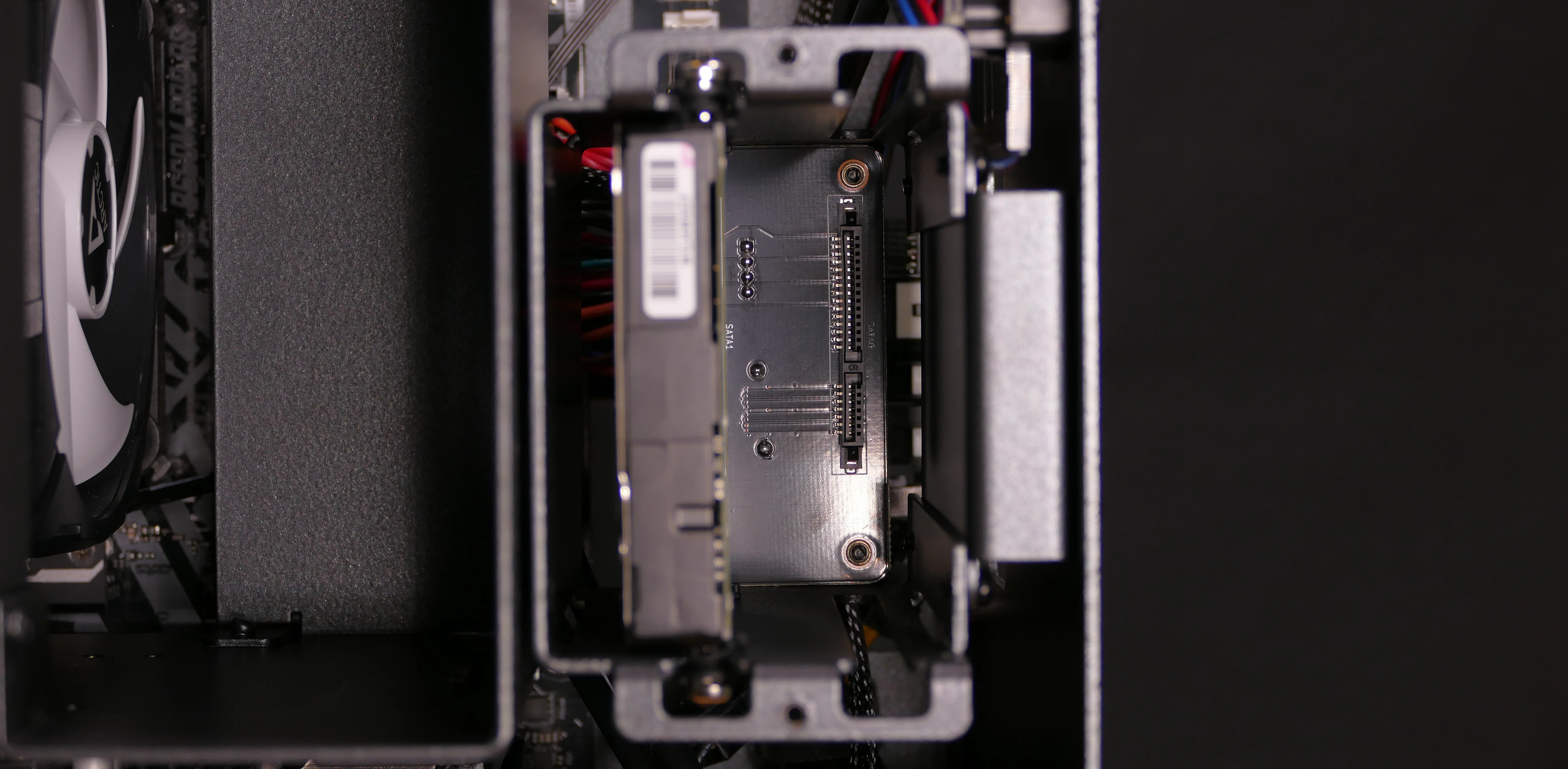 Installed 2.5“ drive