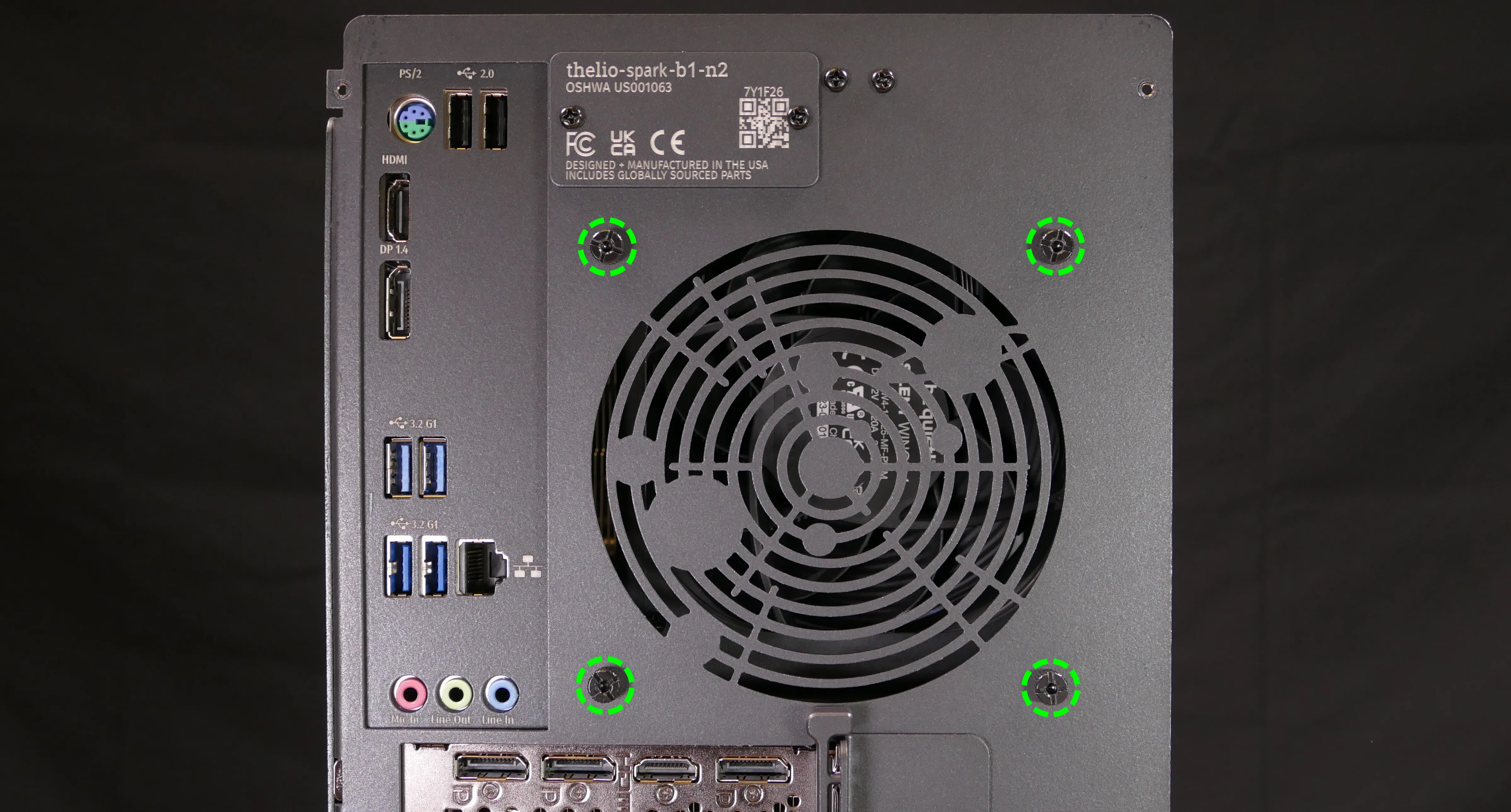 CPU duct thumbscrews (back)